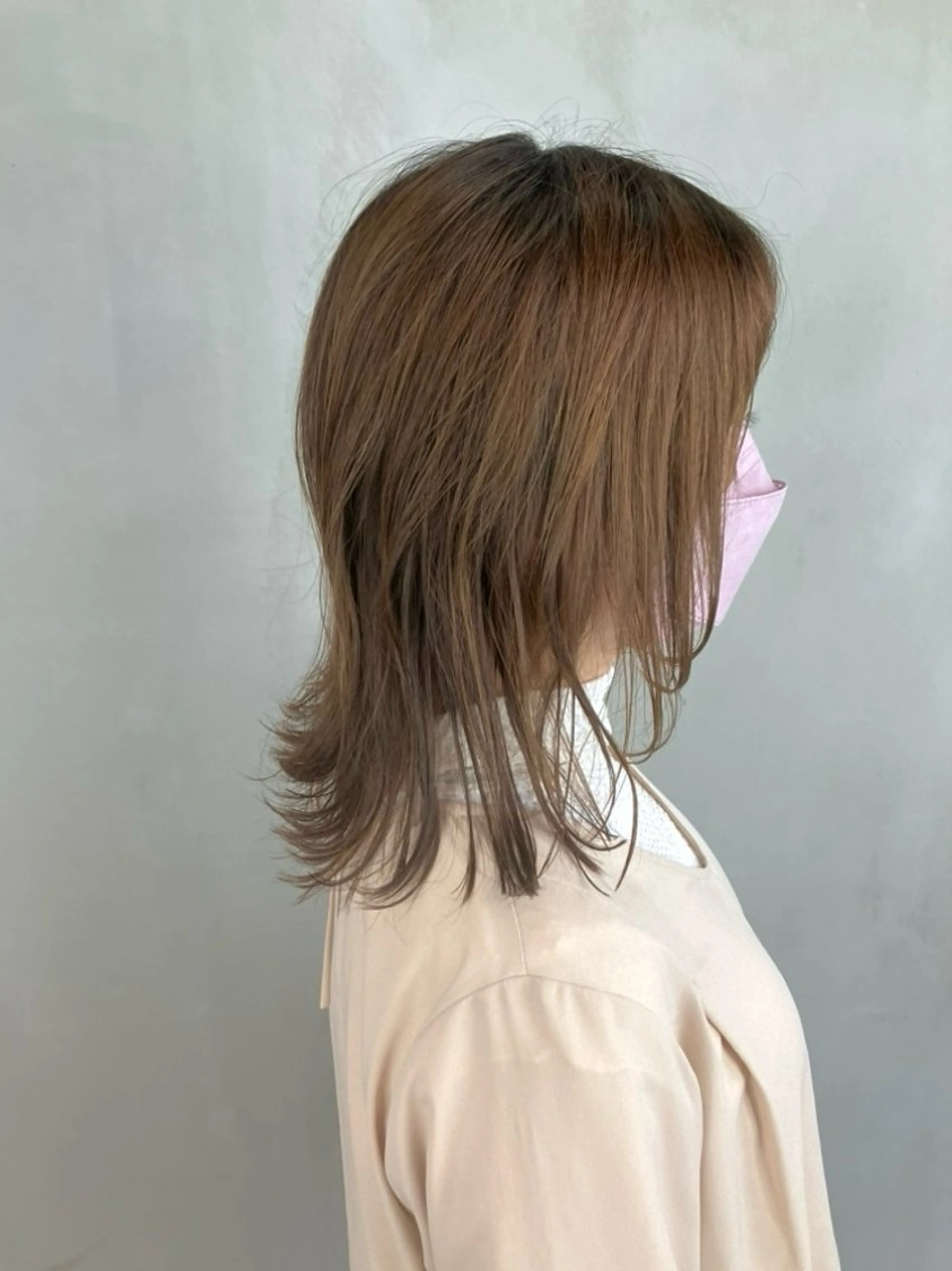 ミディアム ウルフ・ハイレイヤー 🌟ナカノ・ユウヤのヘアスタイル