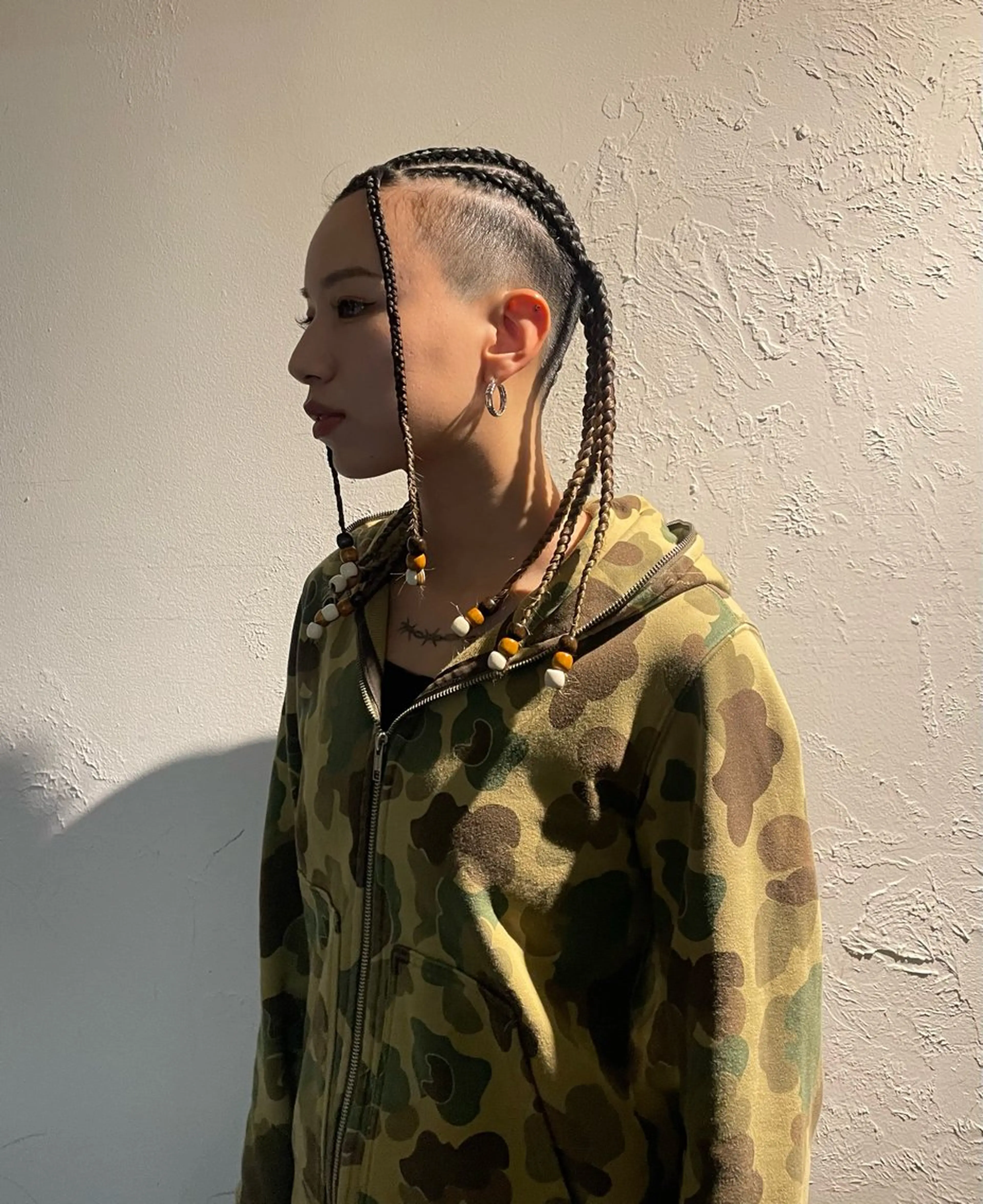 ヘアアレンジ コーンロウ／ブレイズ SYUのヘアスタイル