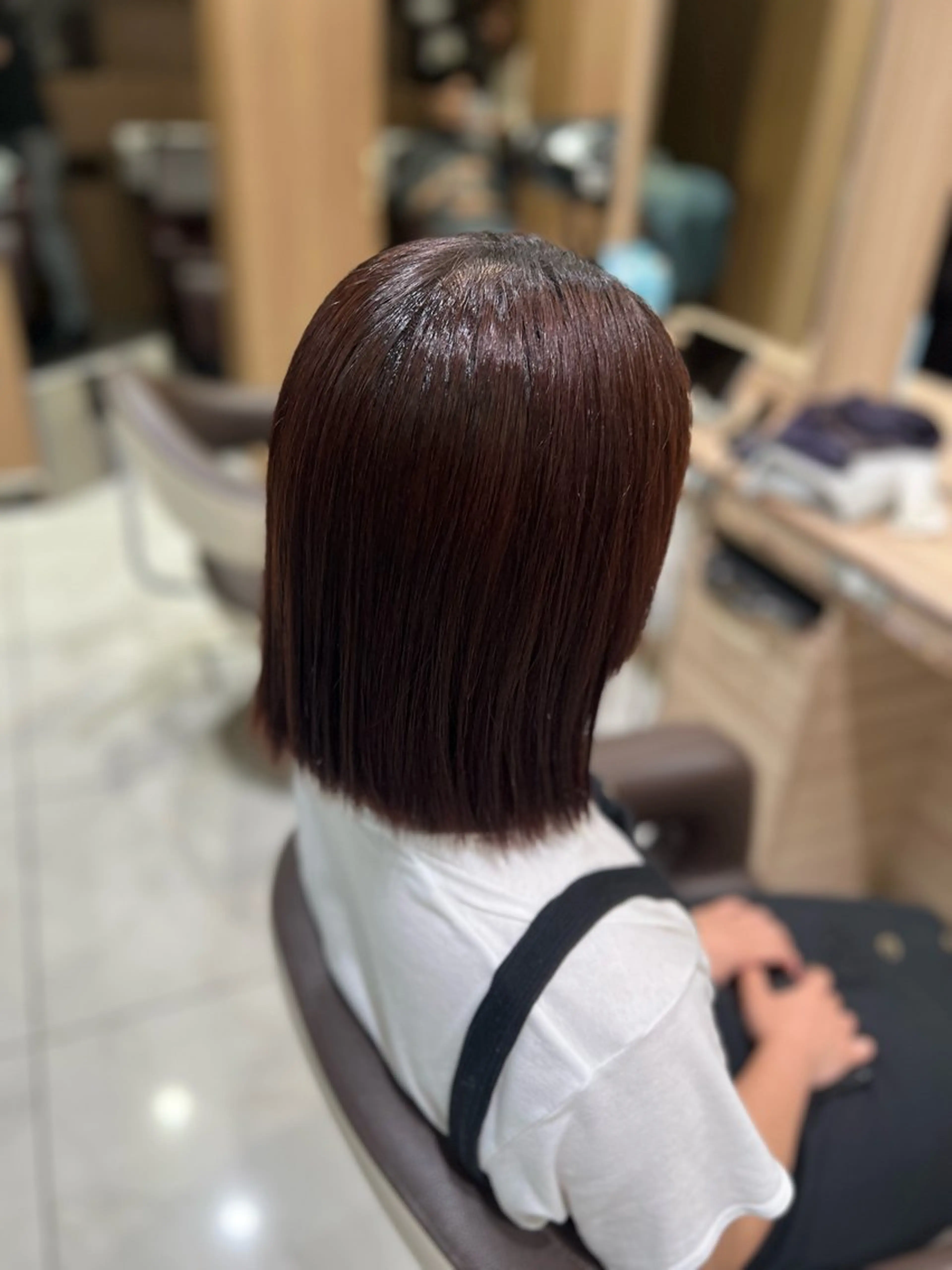 ショート ✨髪質改善カラー 佐藤怜央✨のヘアスタイル