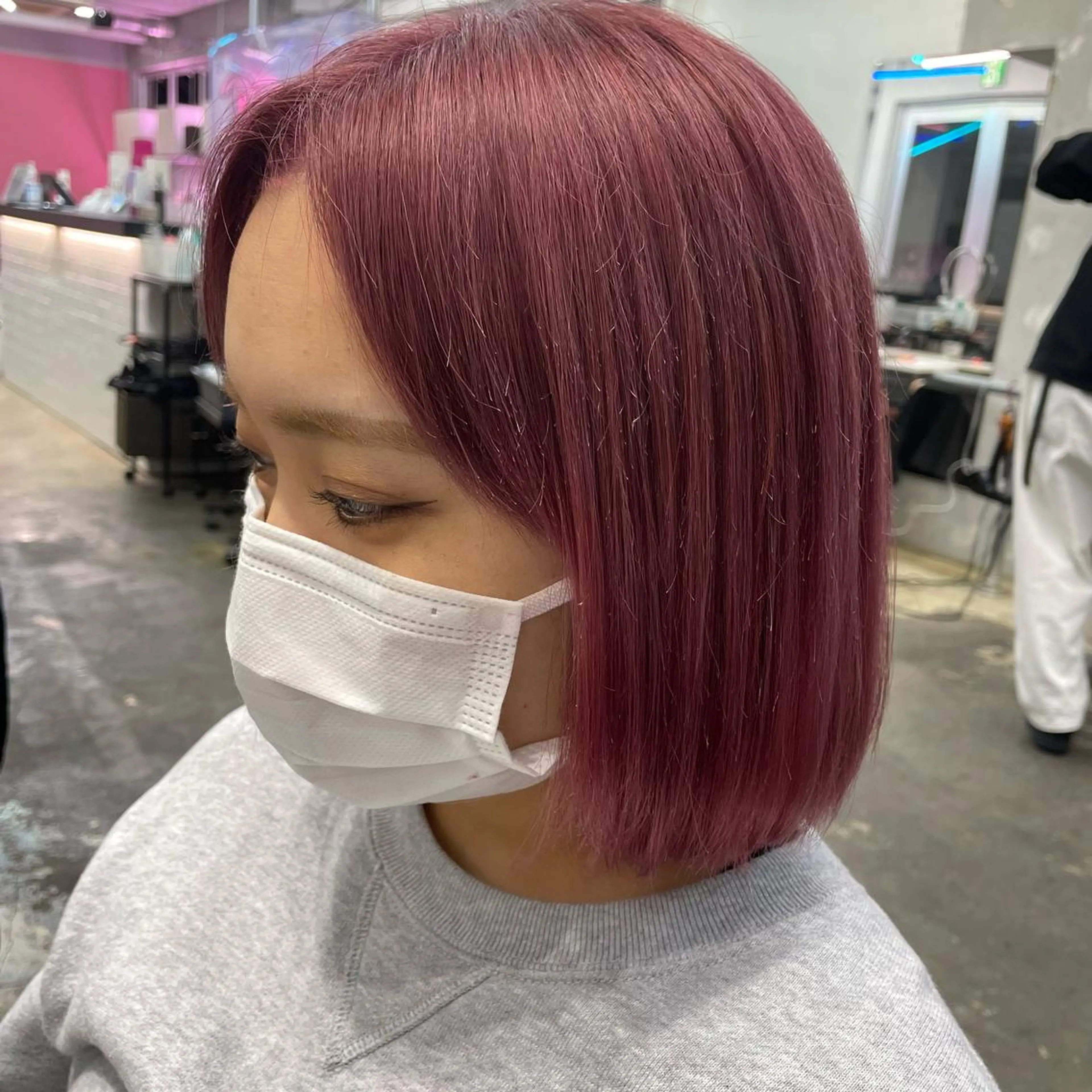 ショート カラー 美髪特化✨ 伊織✨縮毛矯正✨のヘアスタイル