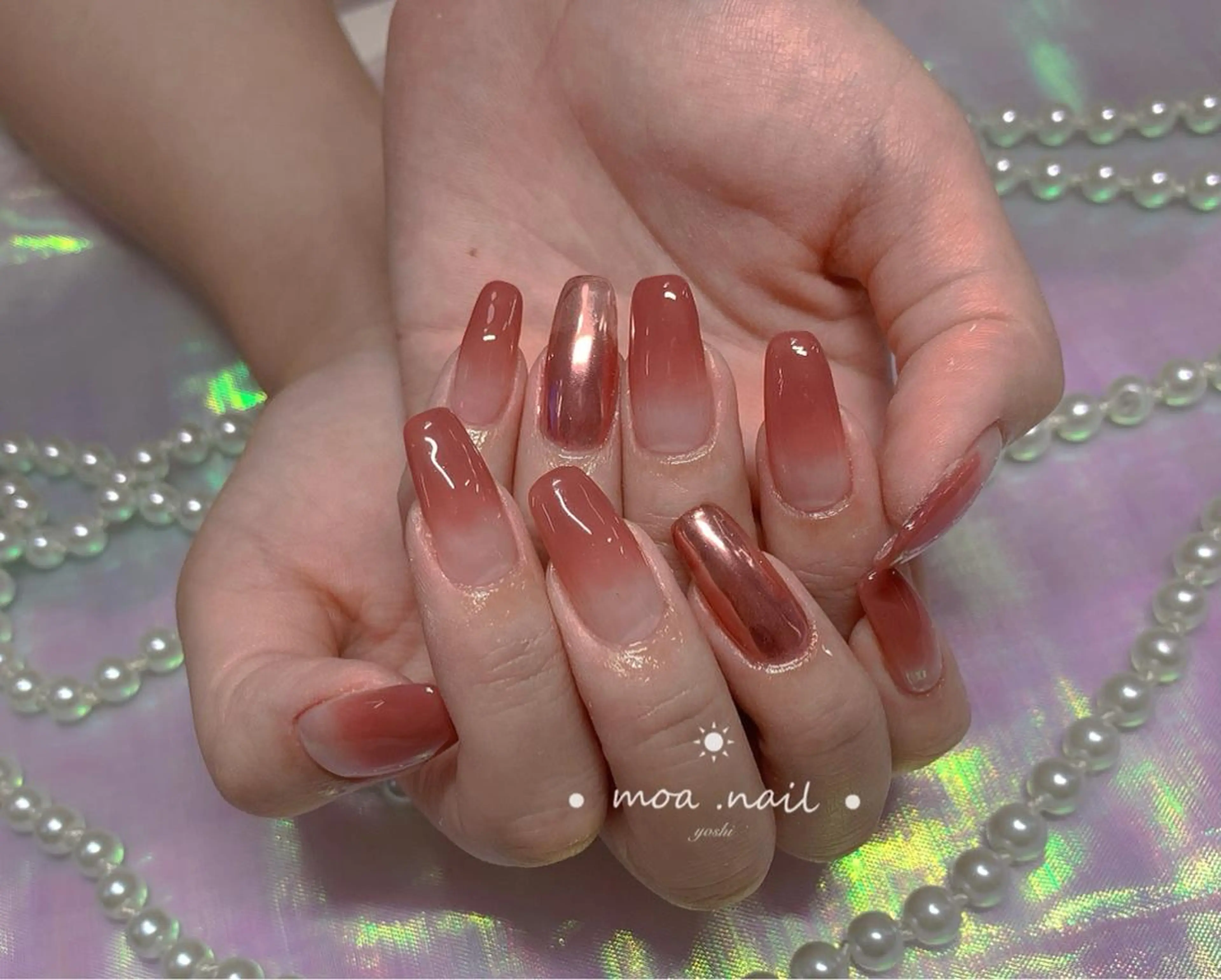 ネイル スカルプネイル MoaNail🫶 Yoshiのネイルデザイン