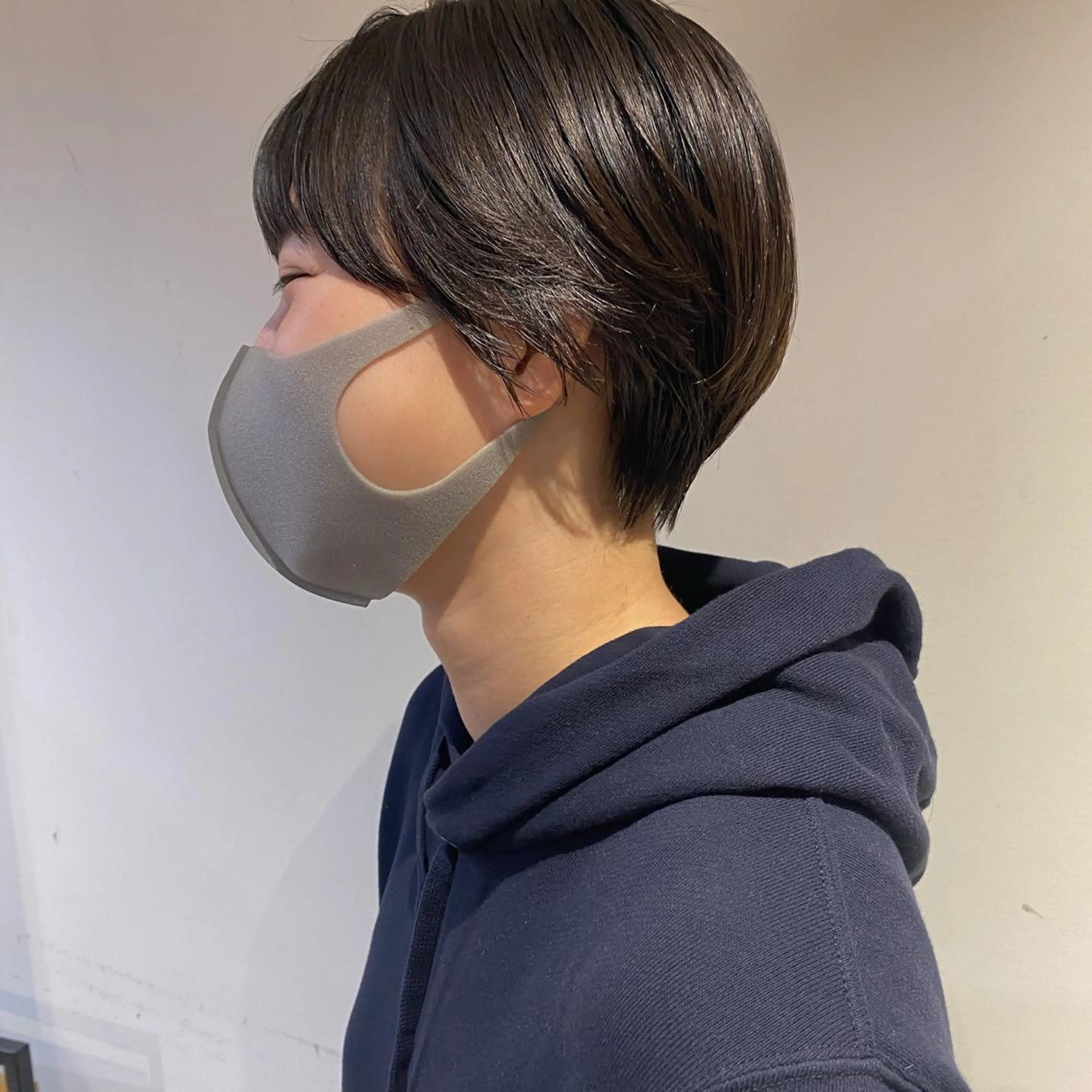 ショート ショートヘア io濱川 遥のヘアスタイル