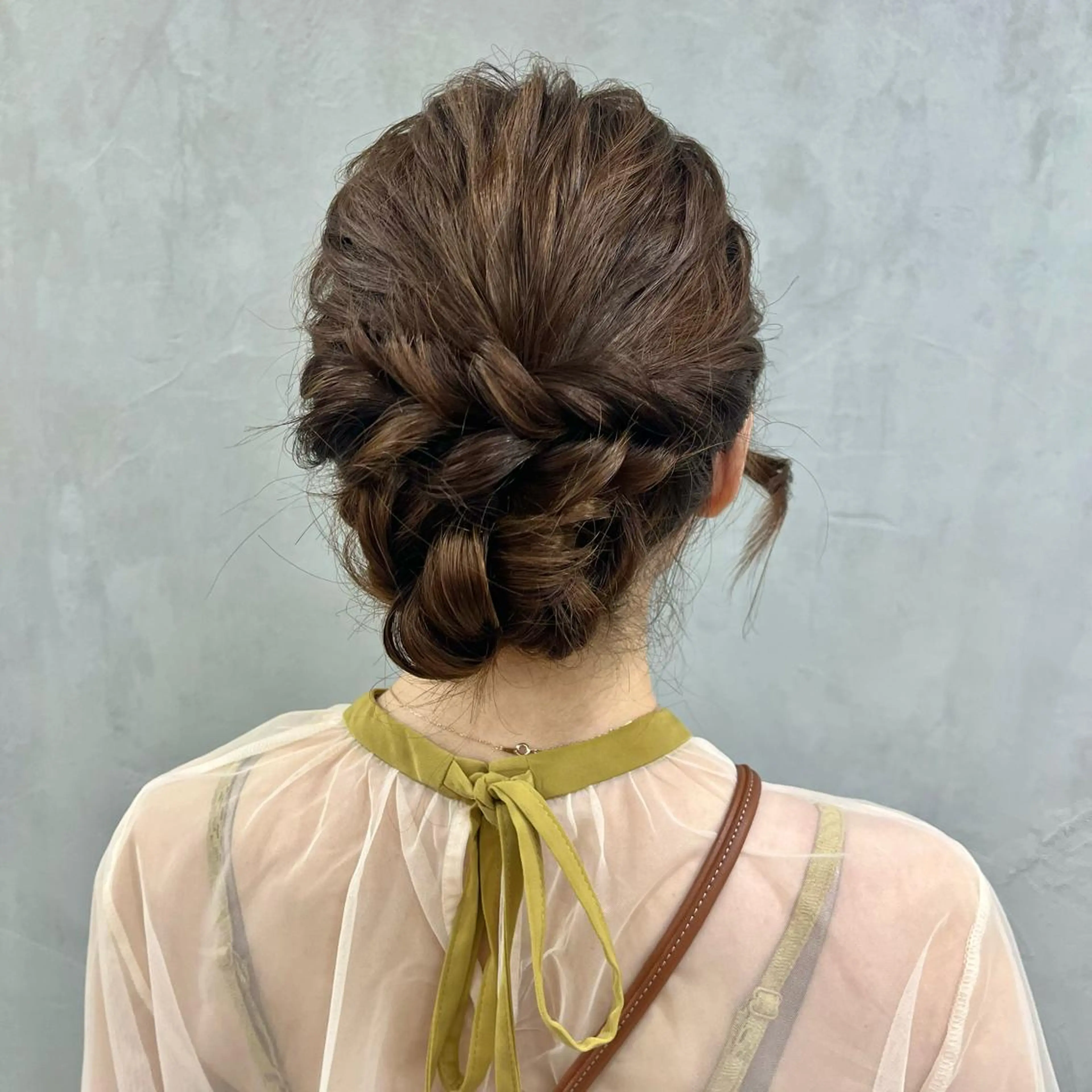 ミディアム ヘアアレンジ 🫧tomoka 透明感カラー🫧のヘアスタイル