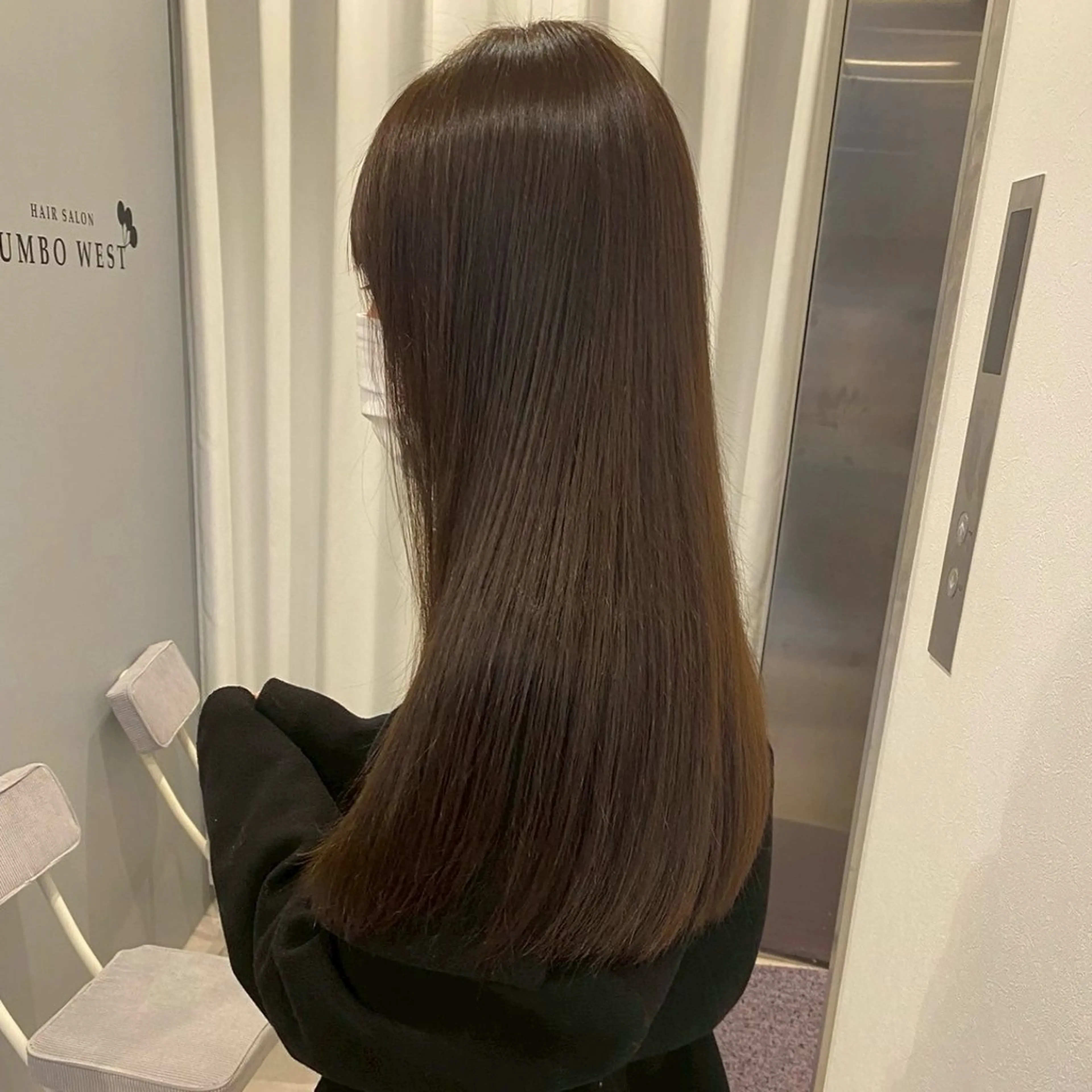 ロング カラー カット ヘアカラー トリートメント ブリーチなし 暖色カラー/井上あいのヘアスタイル