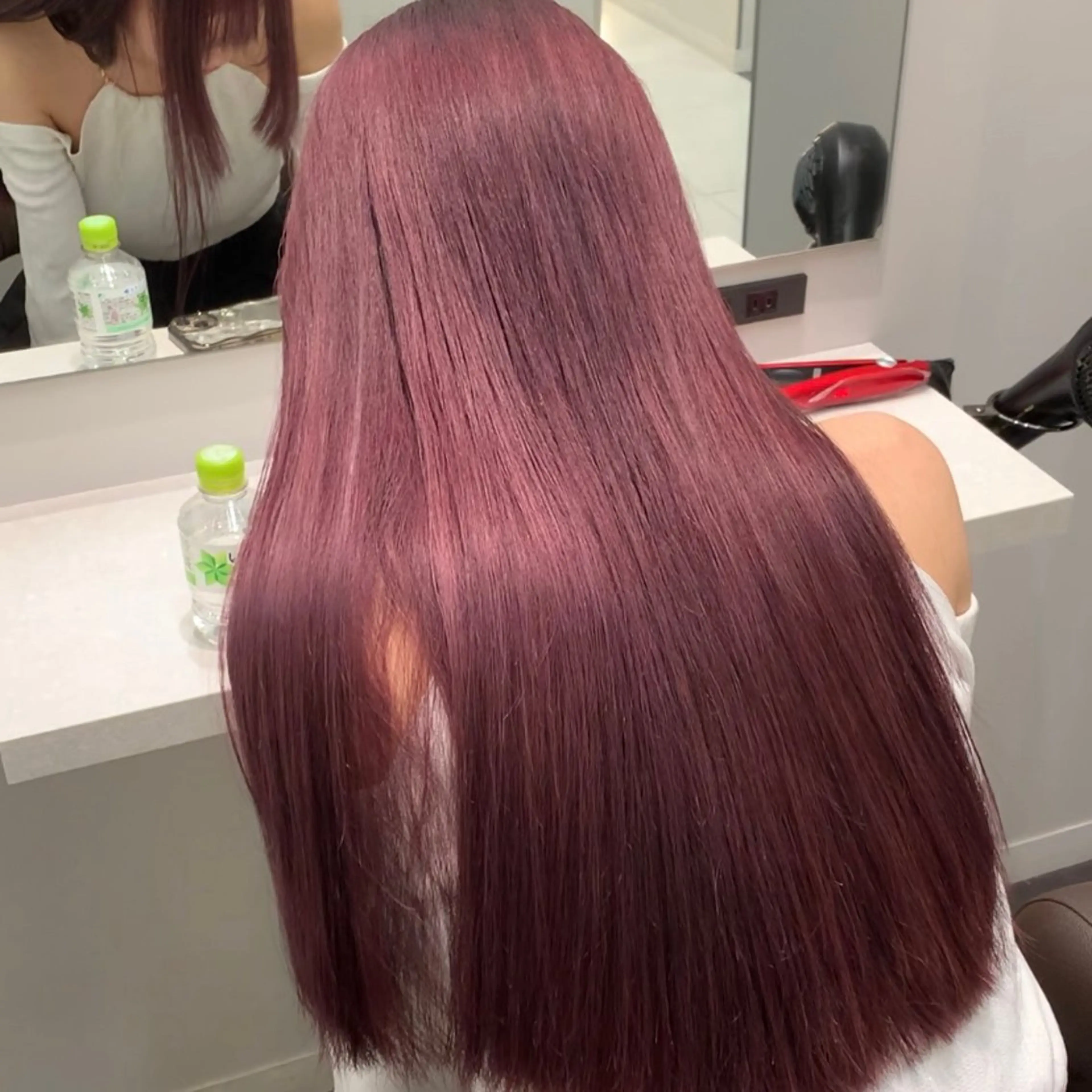 ロング カラー カット ヘアカラー トリートメント れい🫧 ハイトーン特化のヘアスタイル