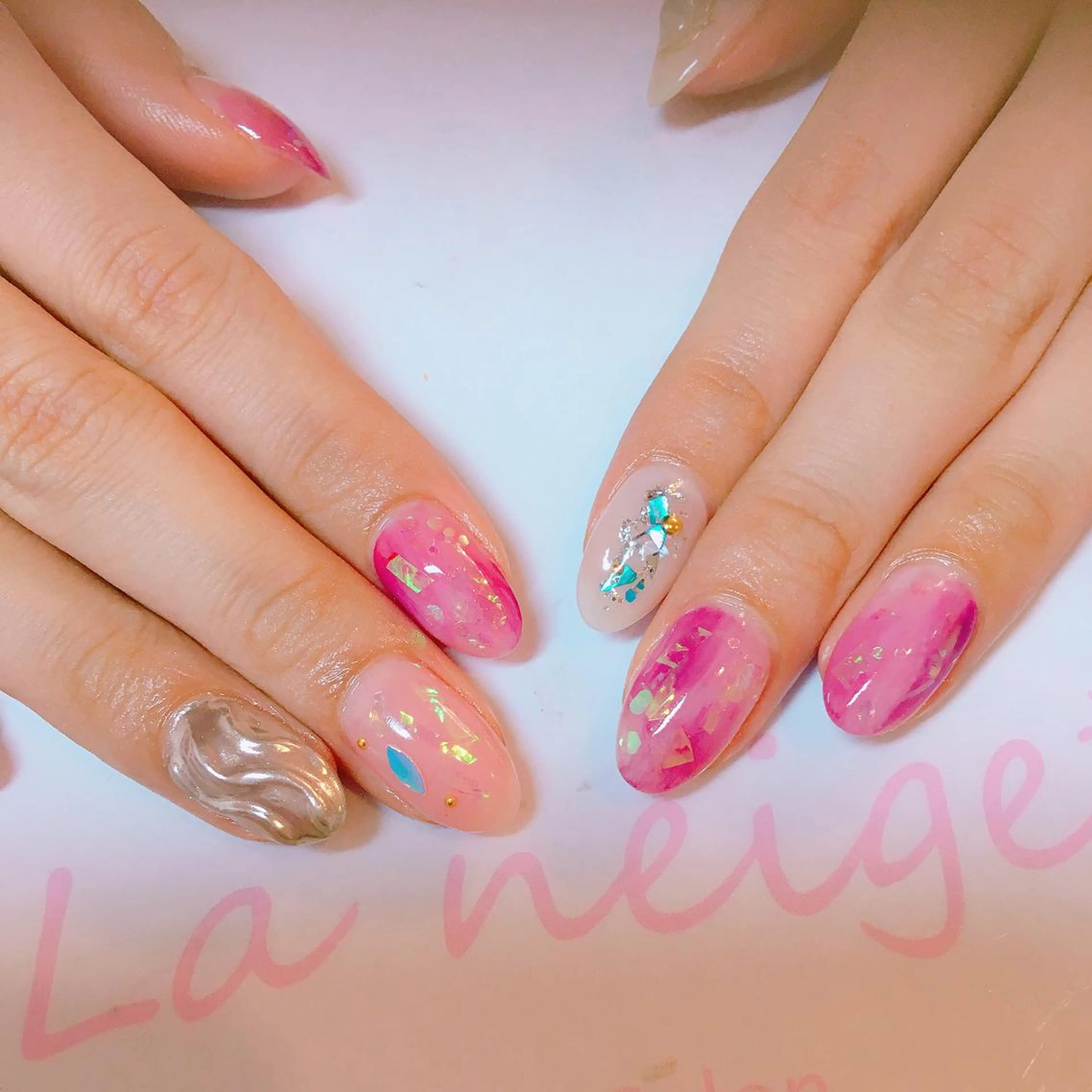 ネイル La neige* yuki 🐩🌙のネイルデザイン