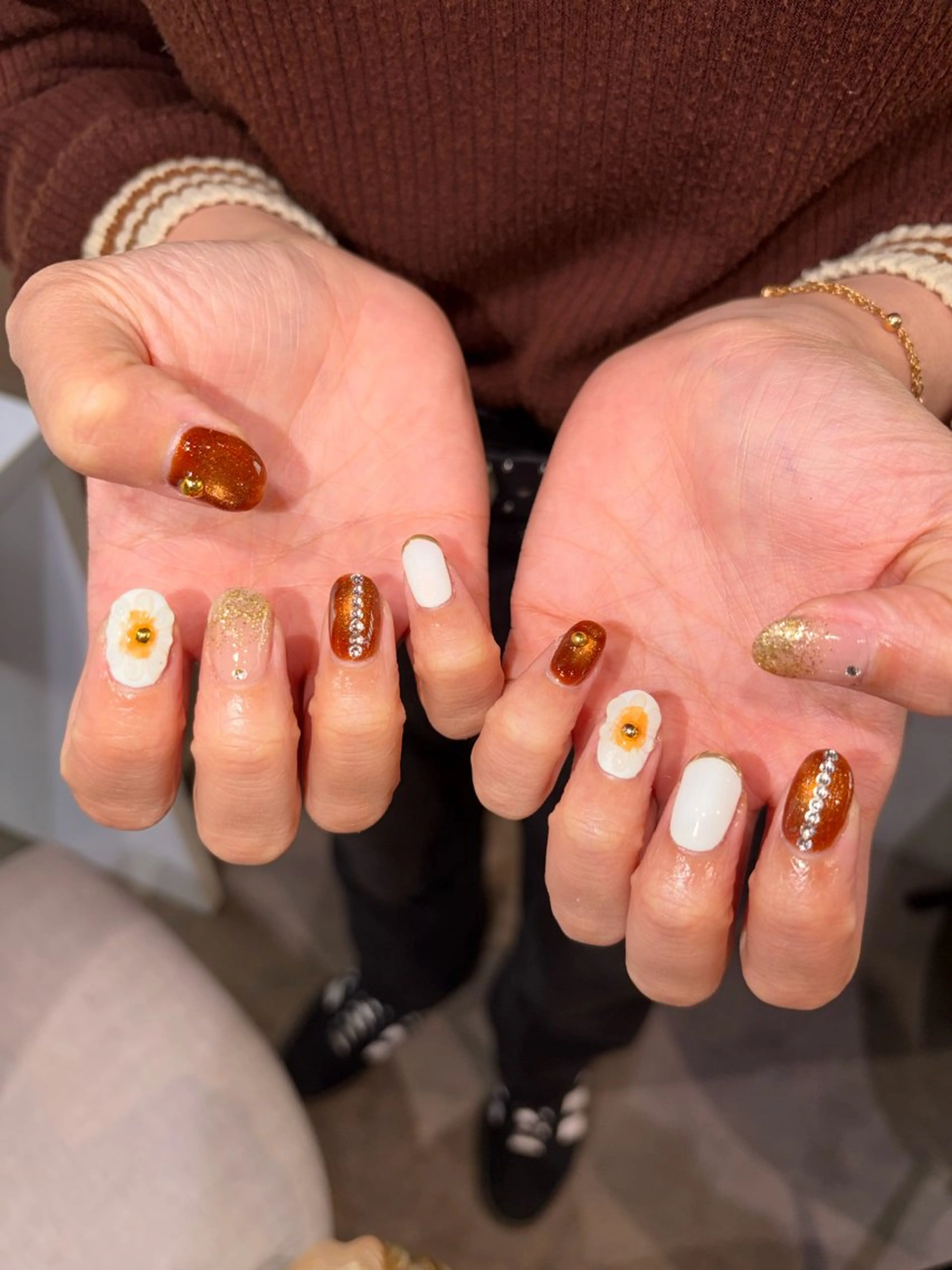 ネイル 卒業式 ハンドネイル ハイトーン/ ネイル💅まりなのヘアスタイル