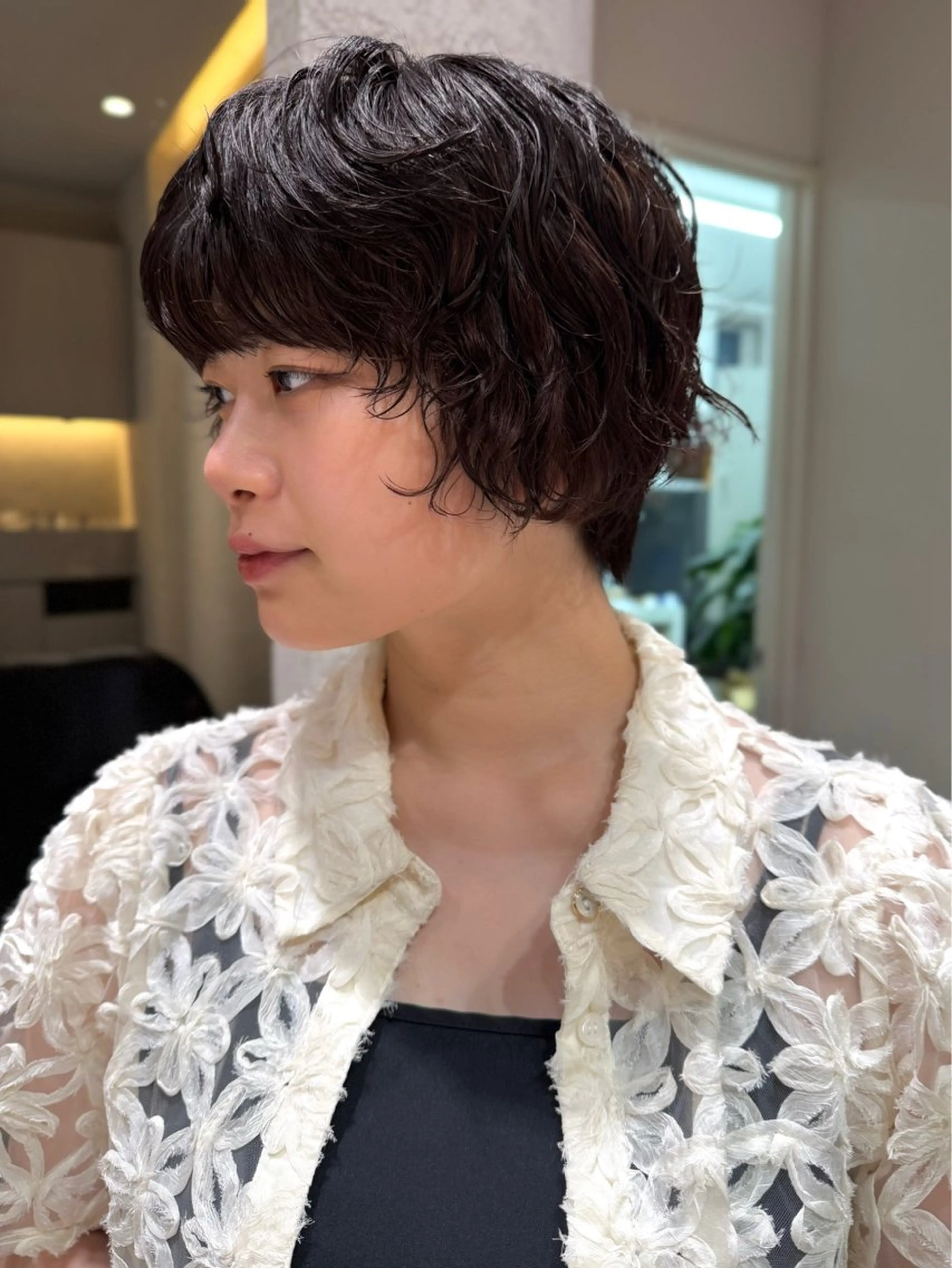 ショート カット パーマ 🩵縮毛矯正・ボブ 岩原朋也🩵のヘアスタイル