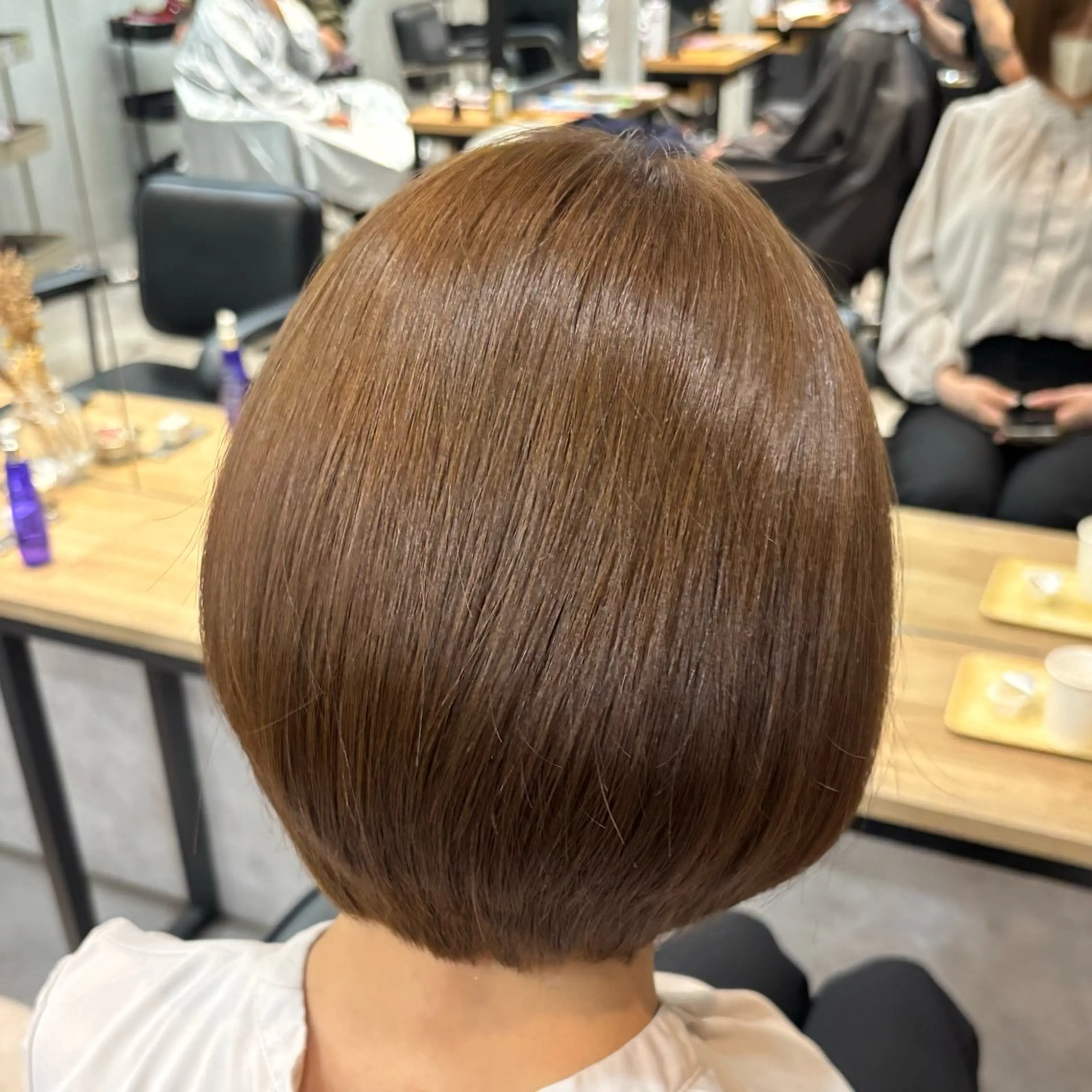 ショート ボブ 片平 帆香のヘアスタイル