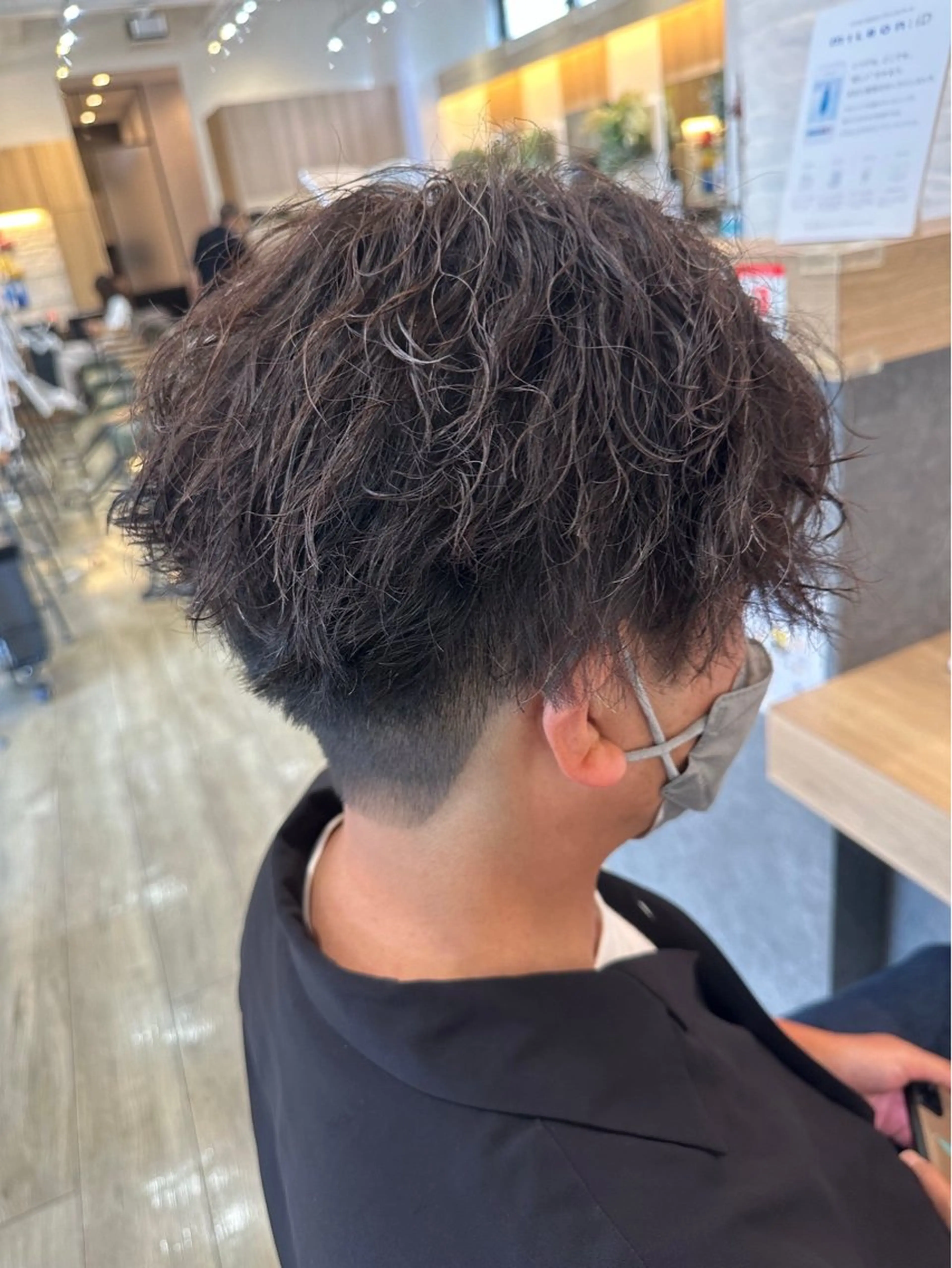 パーマ メンズ 永見 すず佳のヘアスタイル
