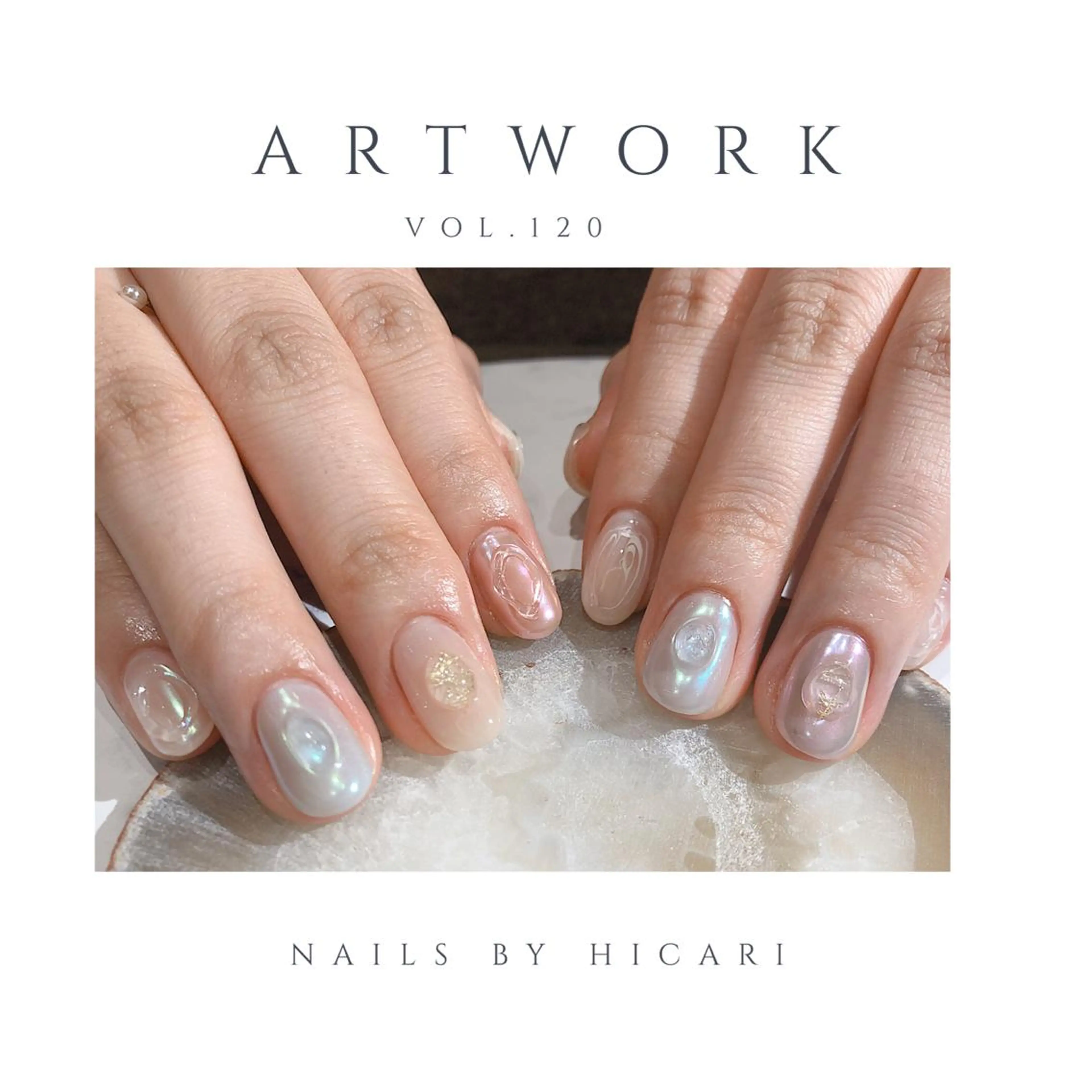 ショート カラー ネイル マツエク・マツパ illum hicariのネイルデザイン