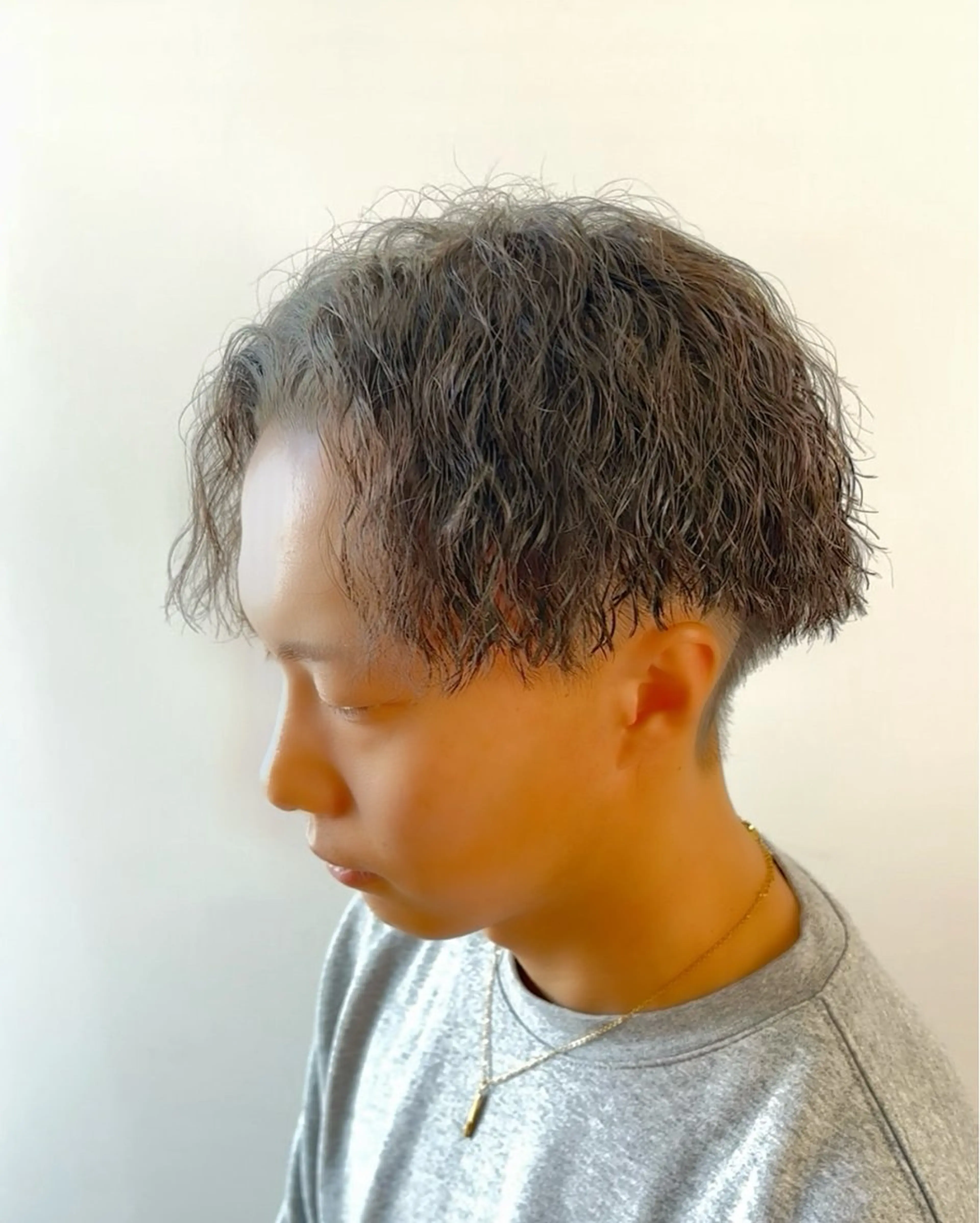 パーマ メンズ センターパート メンズパーマ カット パーマ ヘッドスパ ☆★メンズ特化★☆ 川地由麿のヘアスタイル