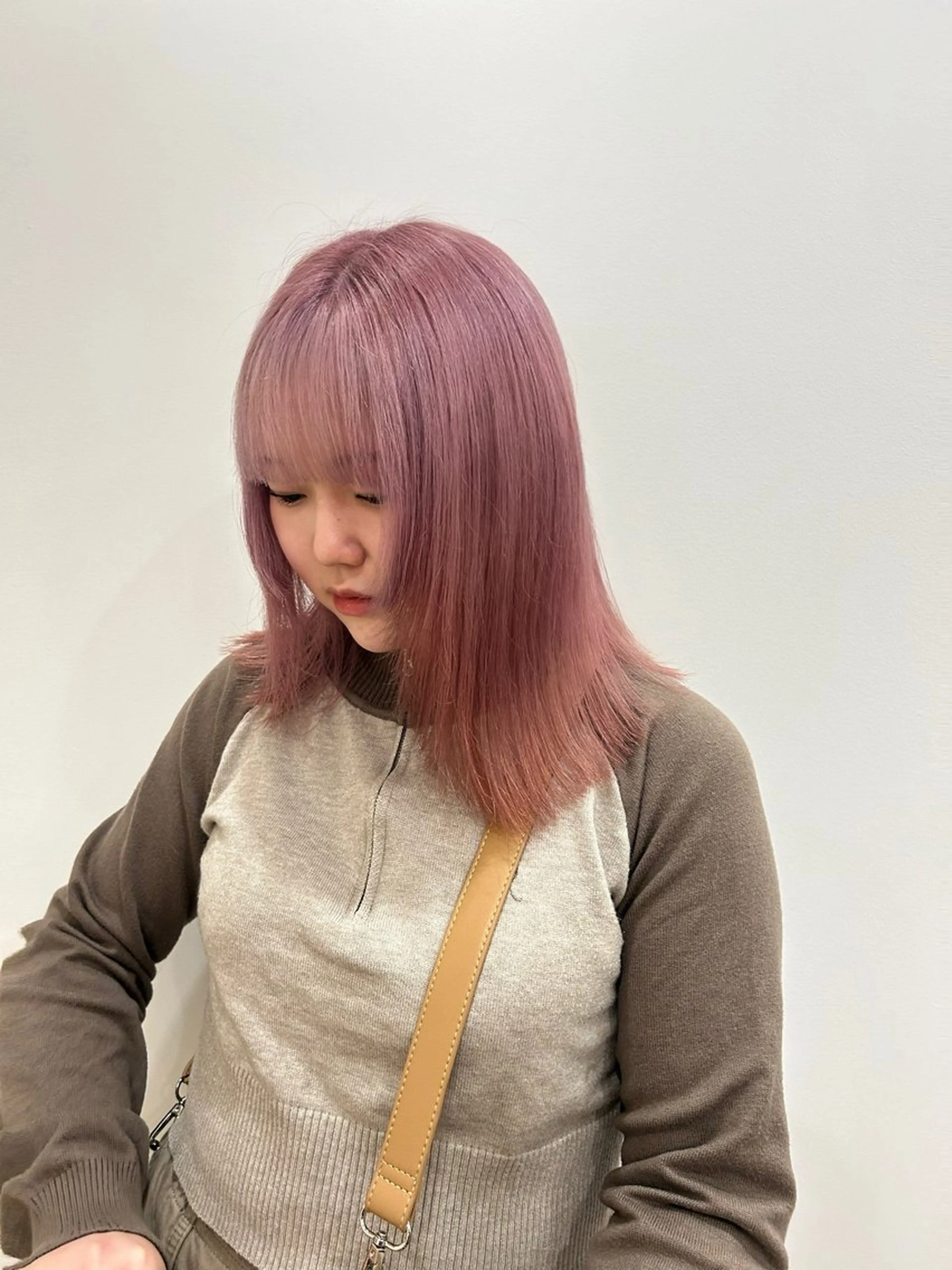 ミディアム ヘアカラー hair&eye🎀 /momoKaのヘアスタイル