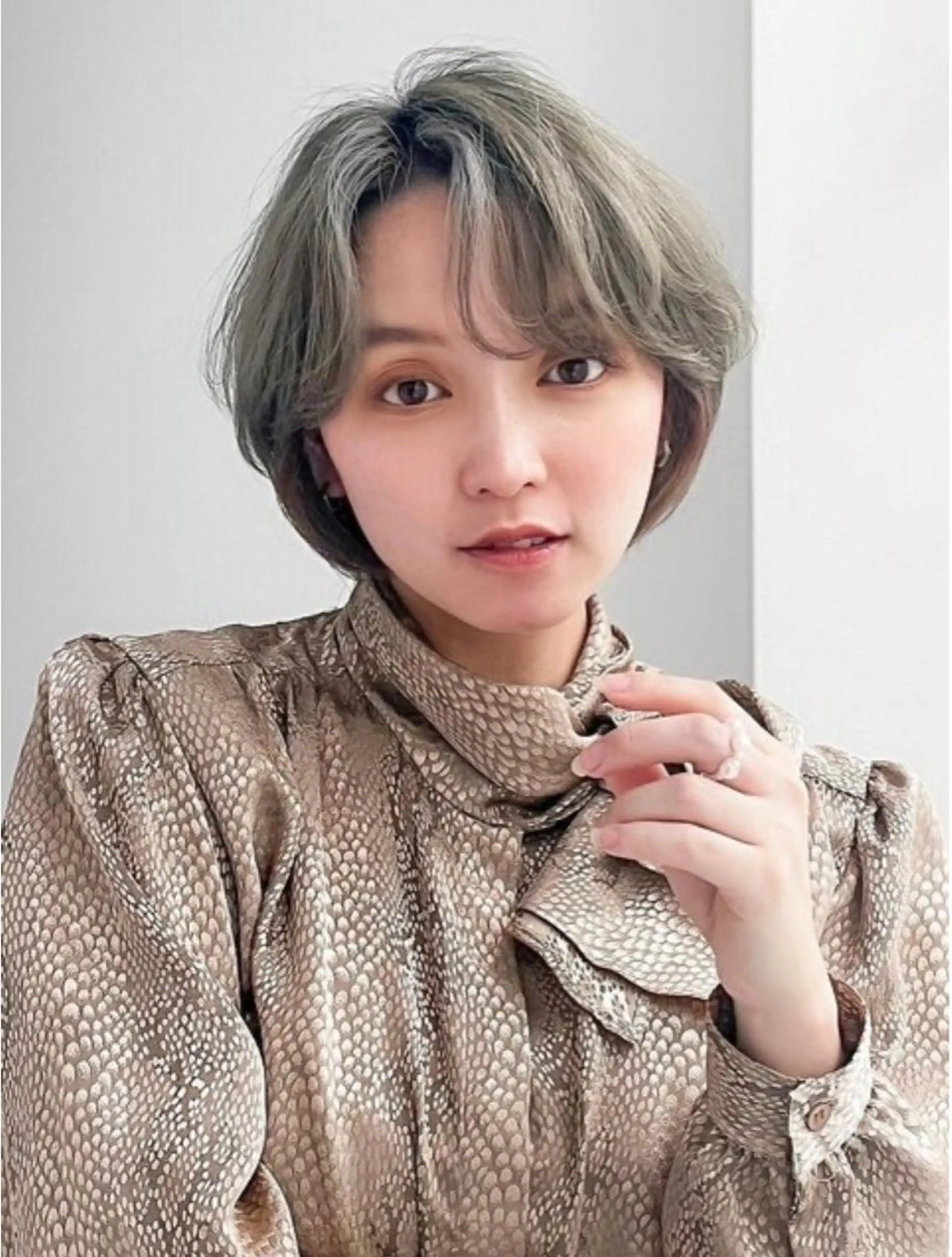 ショート カラー ヘアアレンジ 小林 あすかのヘアスタイル