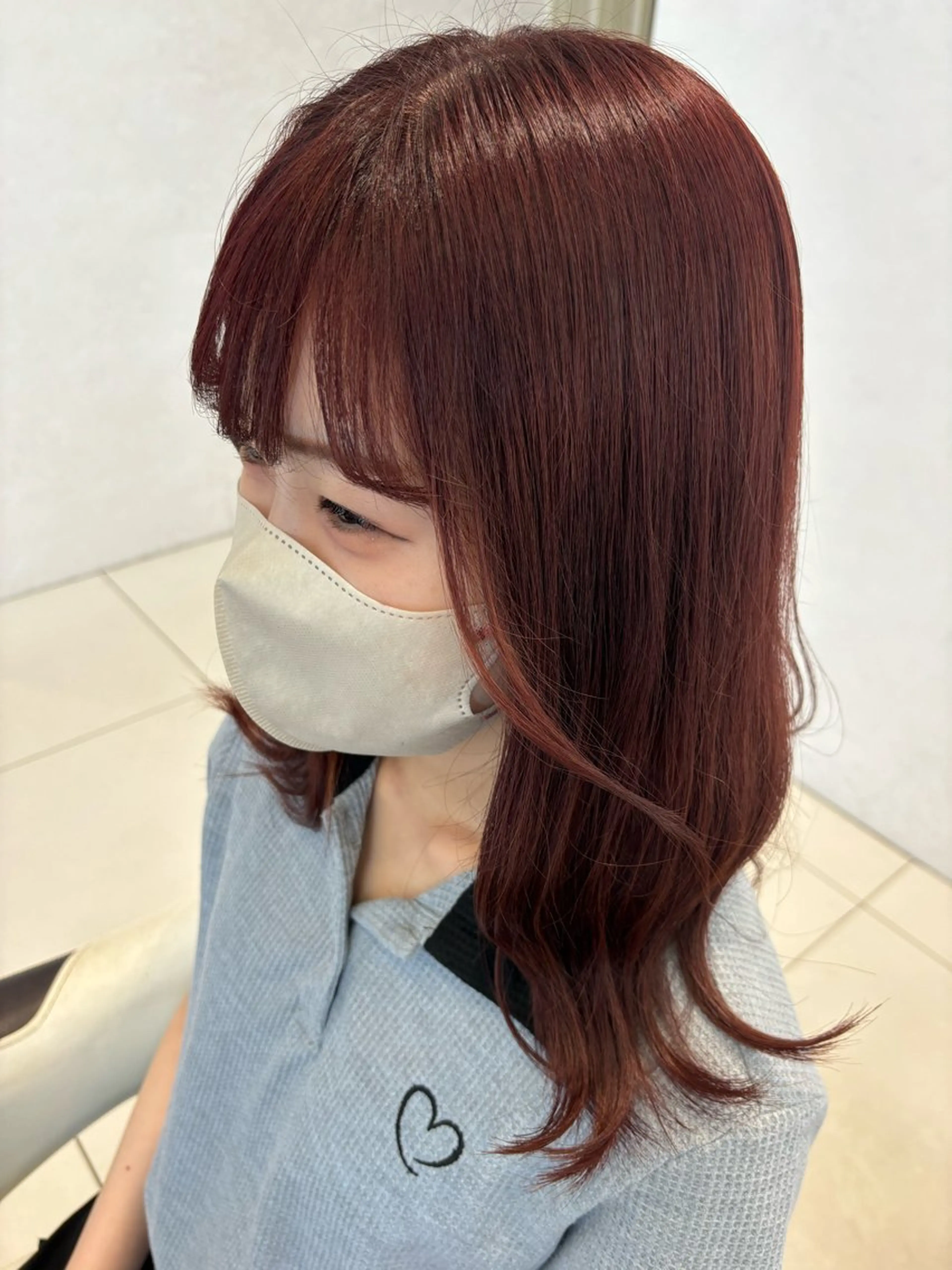 カラー 前田 藍央のヘアスタイル