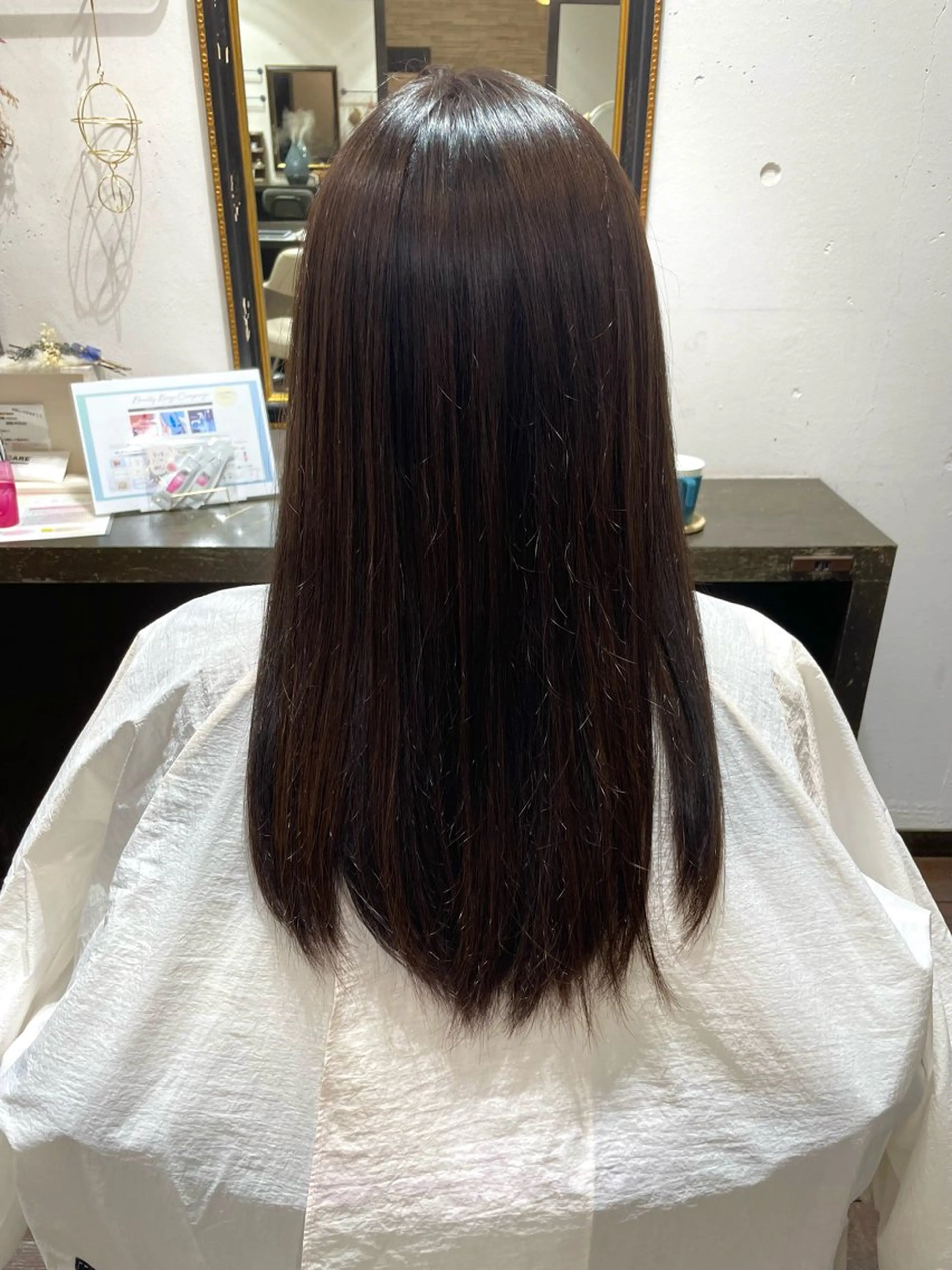 ロング カラー ブラウンカラー 渡邉 光姫のヘアスタイル