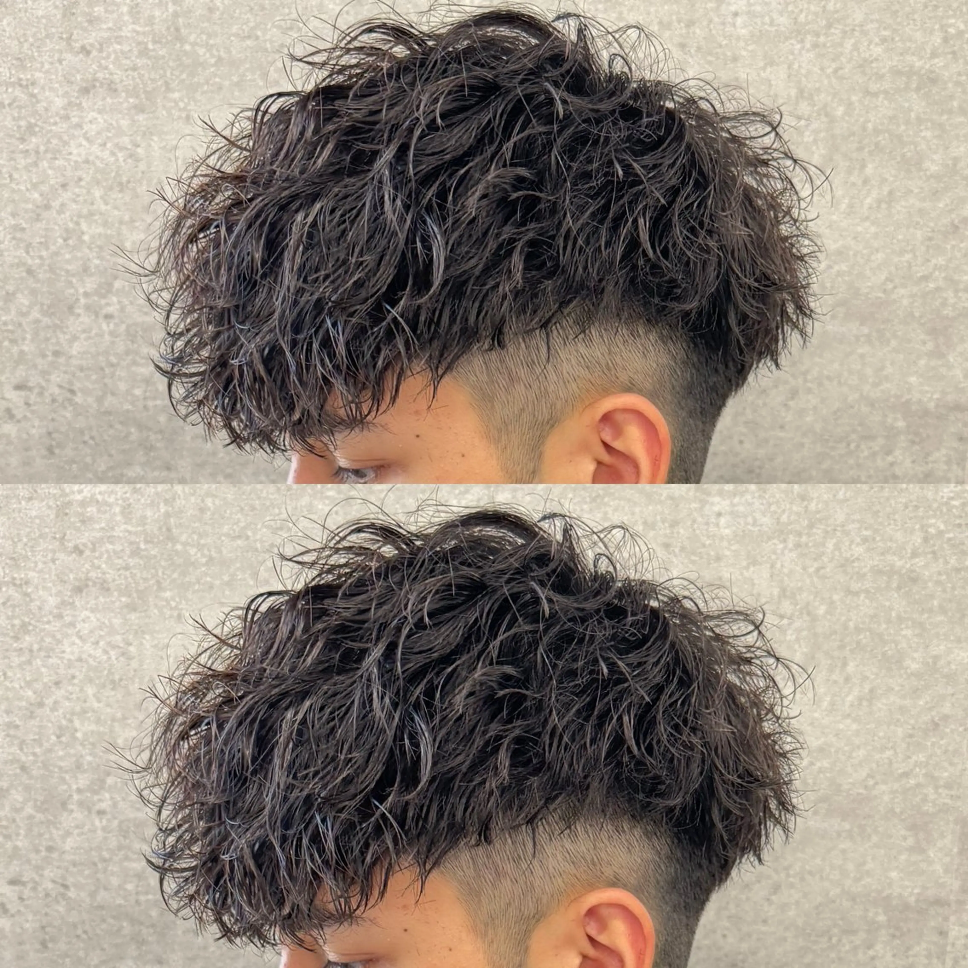 ショート カラー パーマ ヘアアレンジ メンズ キッズ 🔥メンズパーマ🔥 菅原楓のヘアスタイル