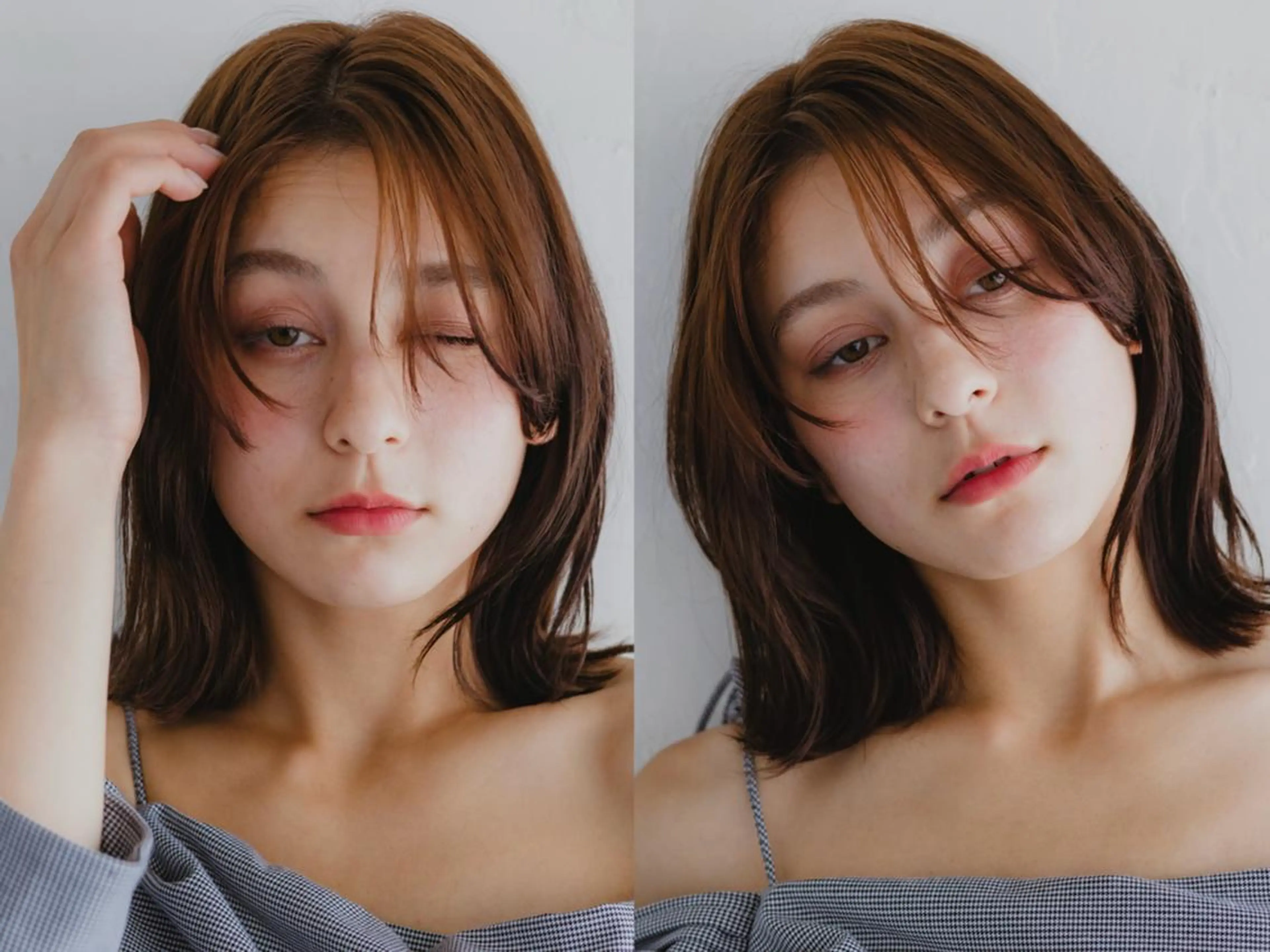 ミディアム カラー ダブルカラー グラデーションカラー ハイライトカラー イルミナカラー インナーカラー BUCKS【天王寺】 バックス【駅30秒】のヘアスタイル