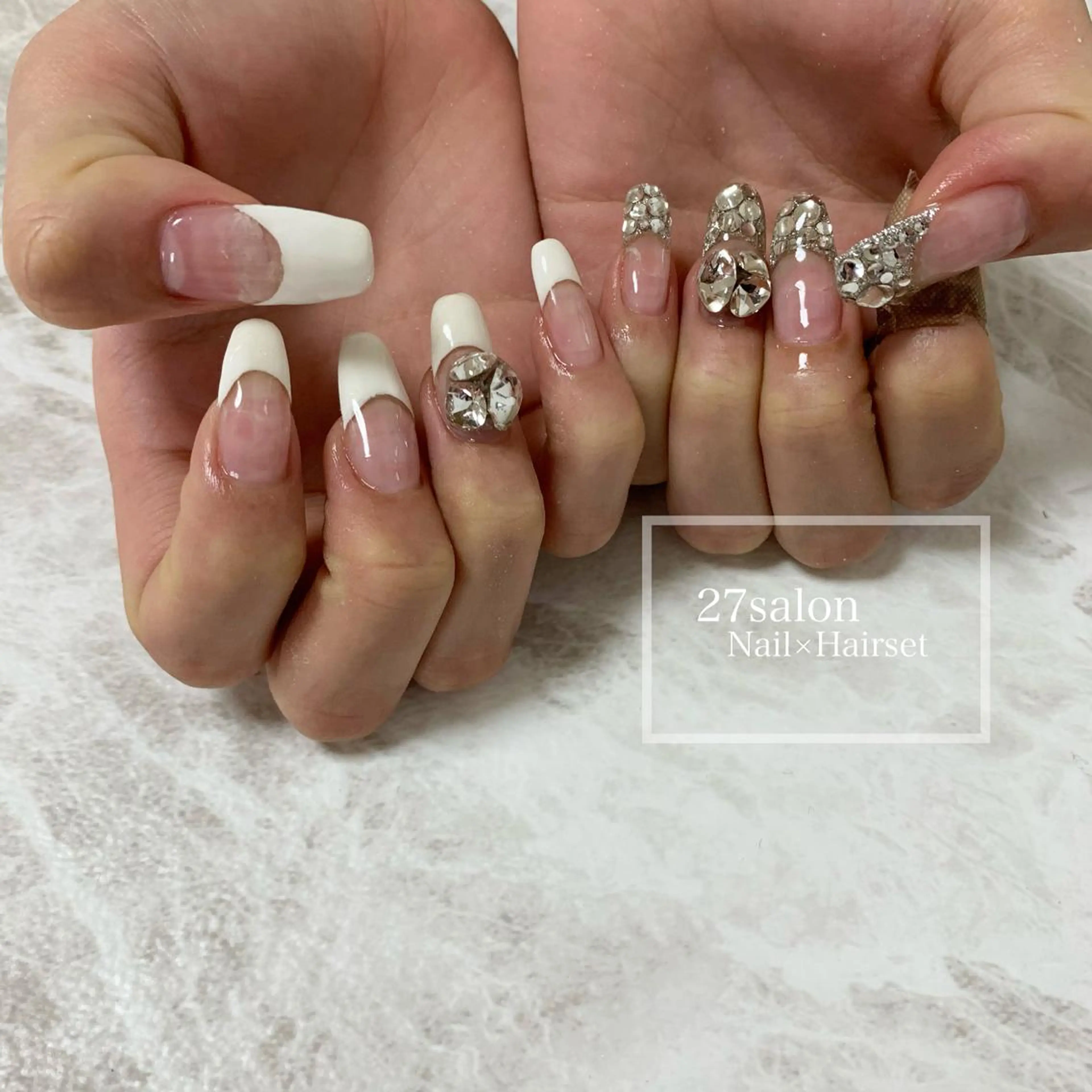 ネイル フレンチネイル 27salon yuinaのネイルデザイン