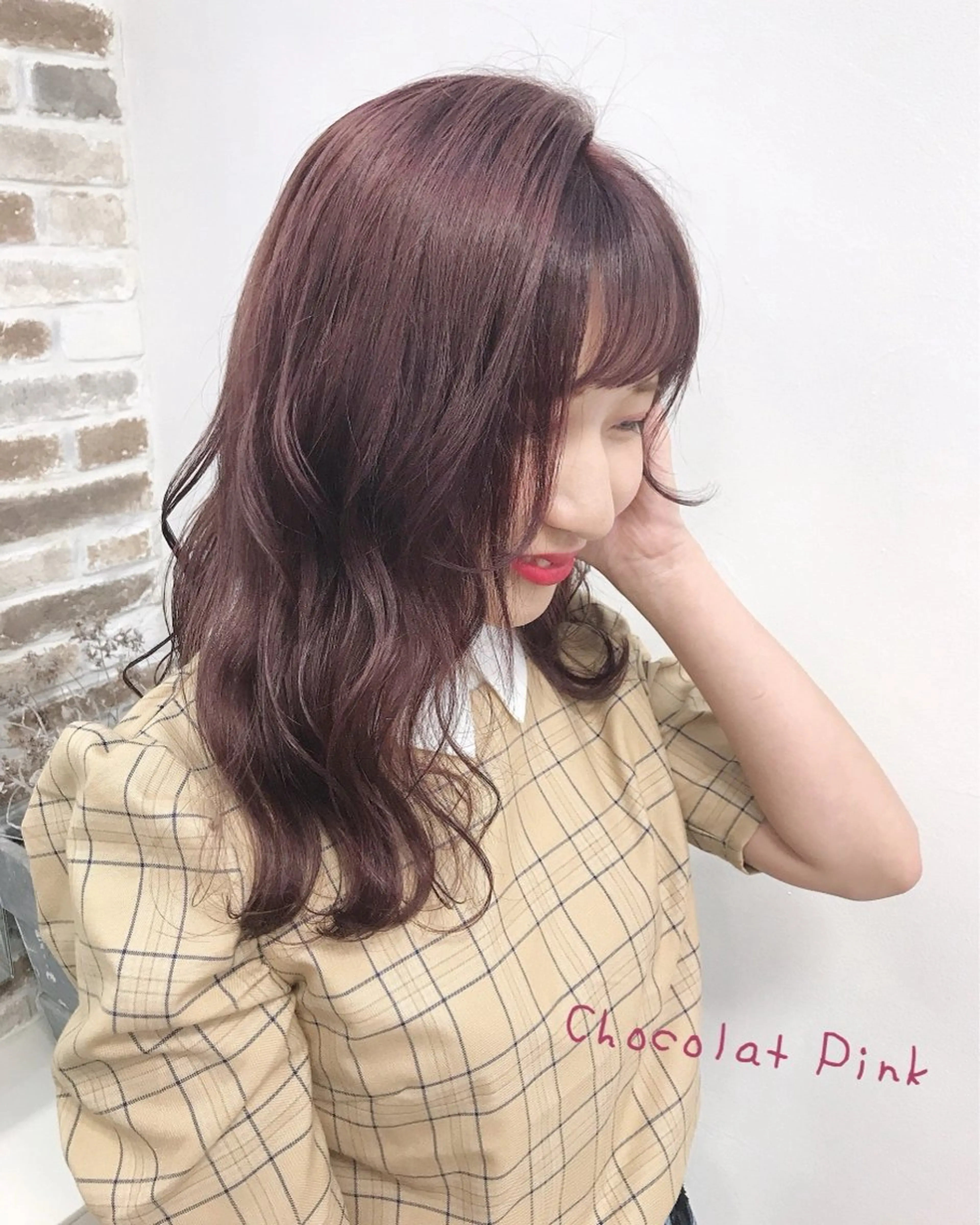 カラー ピンクカラー マイカ 🤍のヘアスタイル