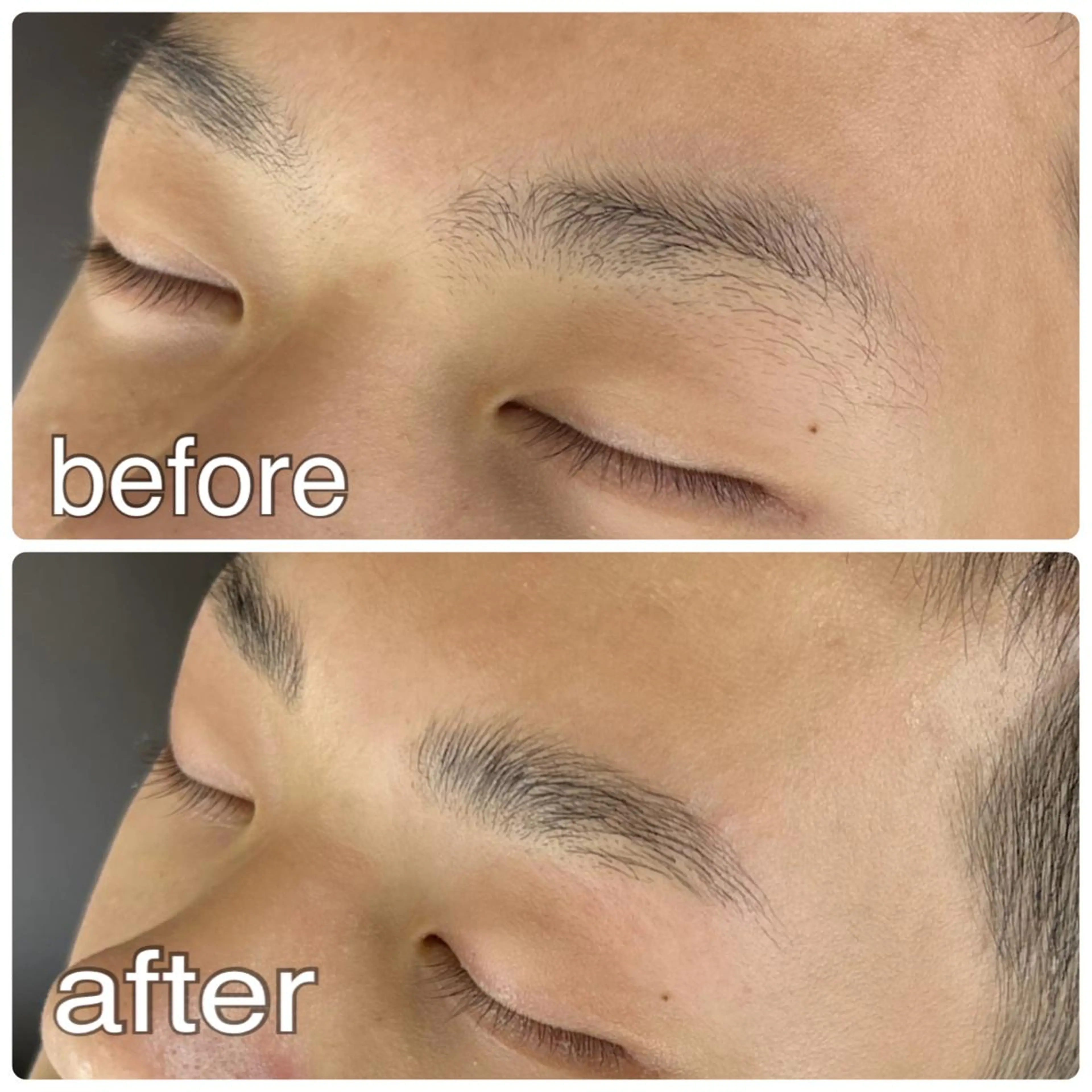 メンズ アイブロウ ワックス脱毛 その他(アイブロウ) LEAP MISAの眉毛・アイブロウイメージ