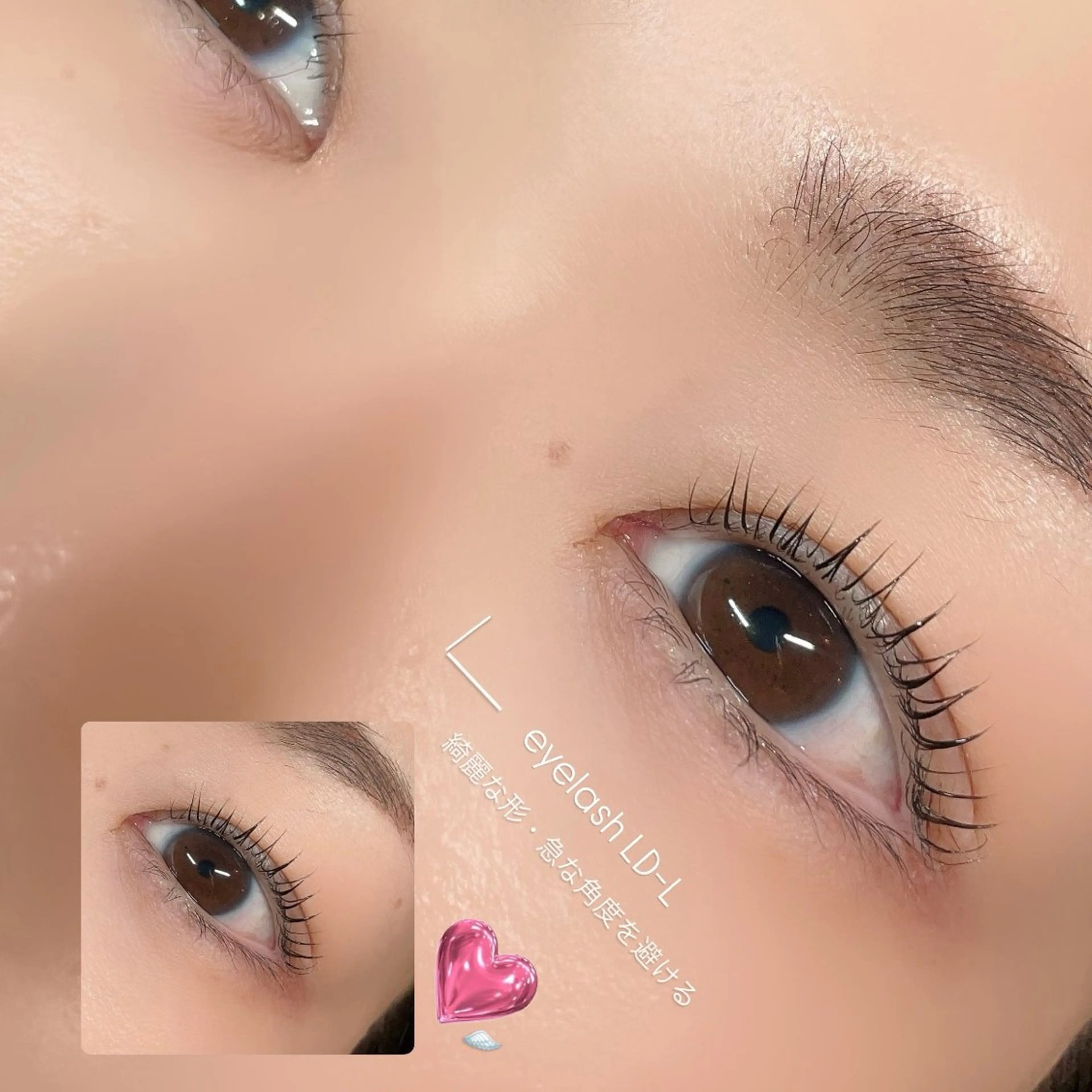 マツエク・マツパ 一重×まつ毛パーマ マツエク 片桐 星のマツエク・マツパデザイン