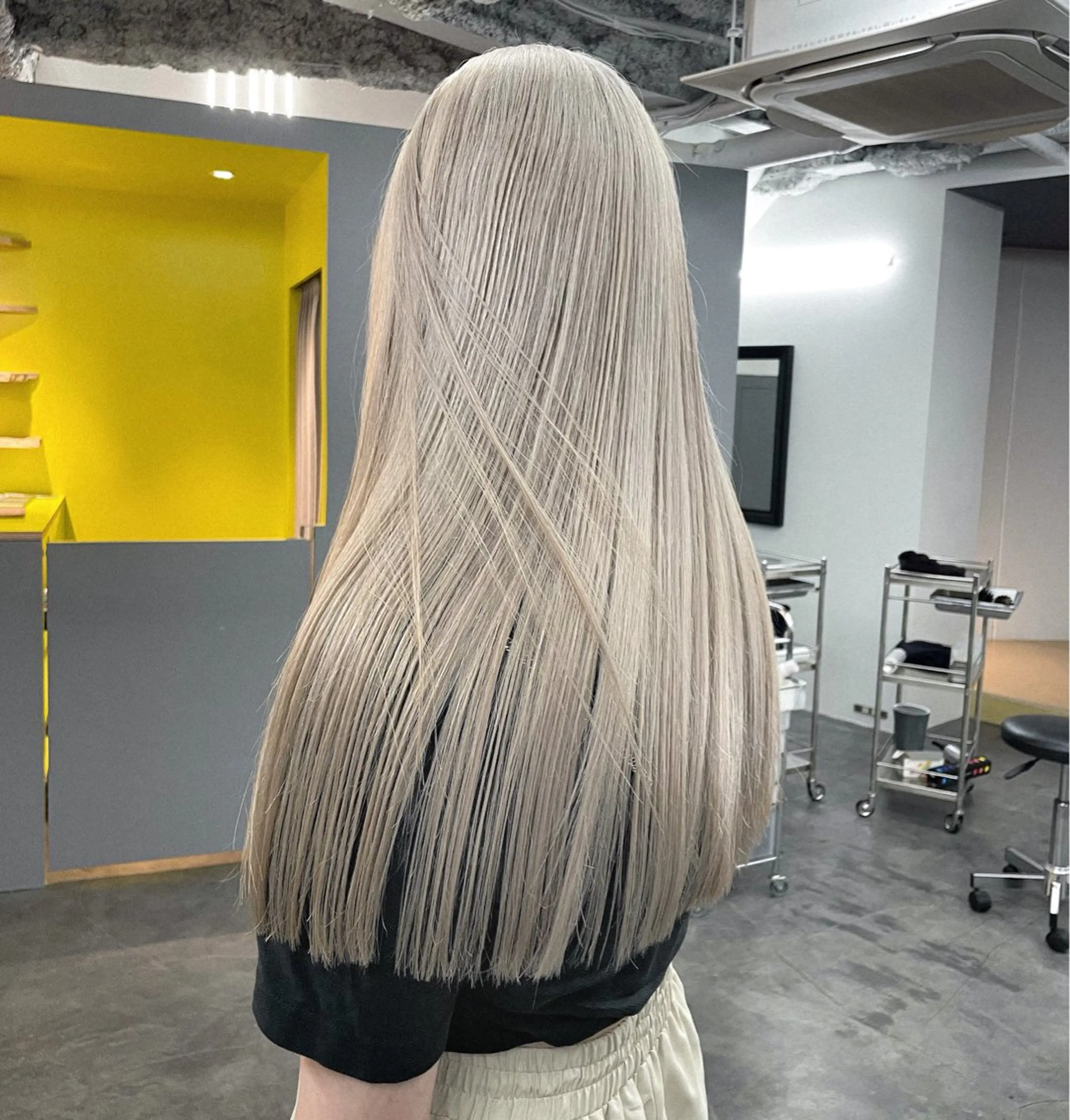 ロング ヘアカラー ハッシュカット/ 韓国ヘア☽⋰mahoのヘアスタイル