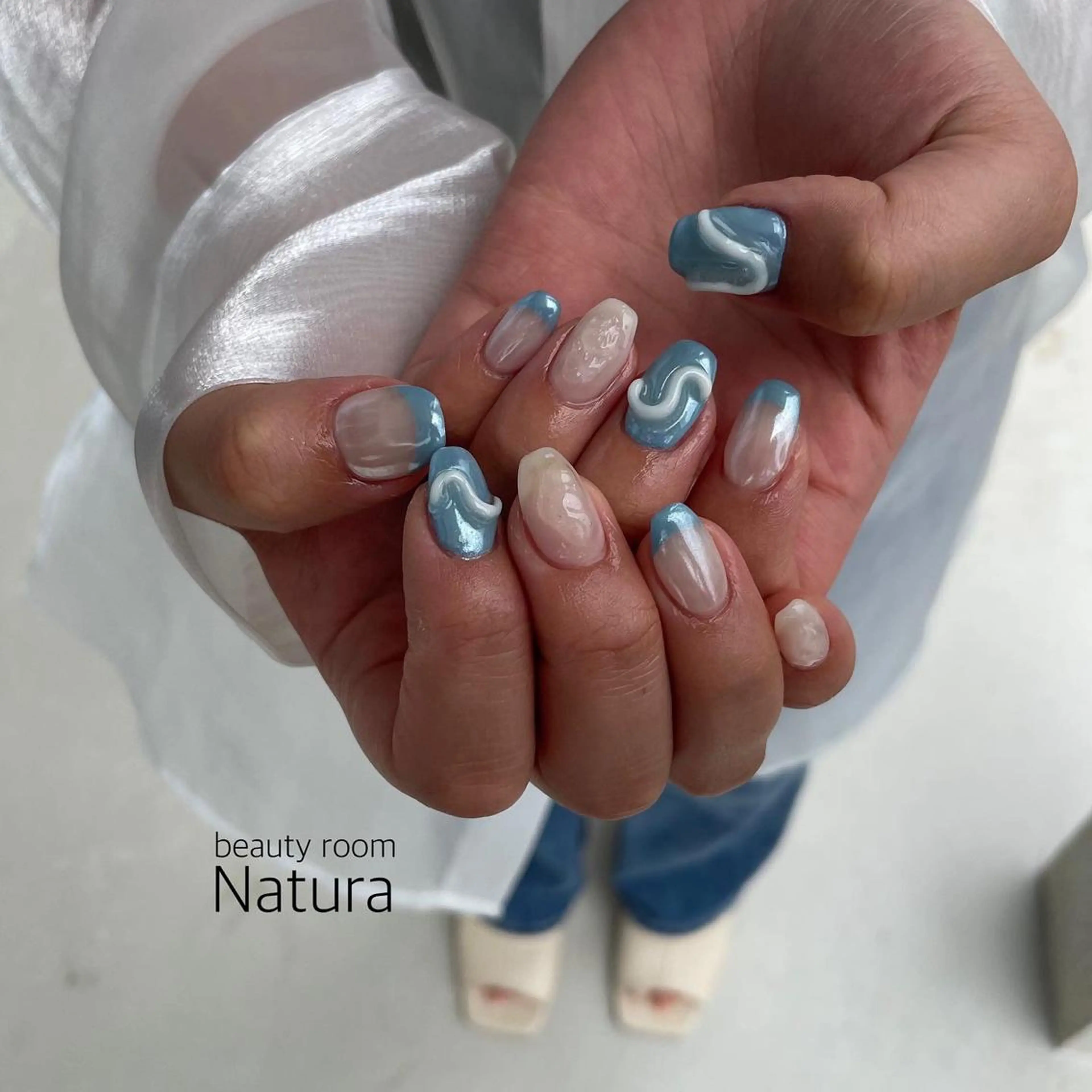 ネイル マツエク・マツパ アイブロウ ハンドネイル beautyroom Naturaのネイルデザイン