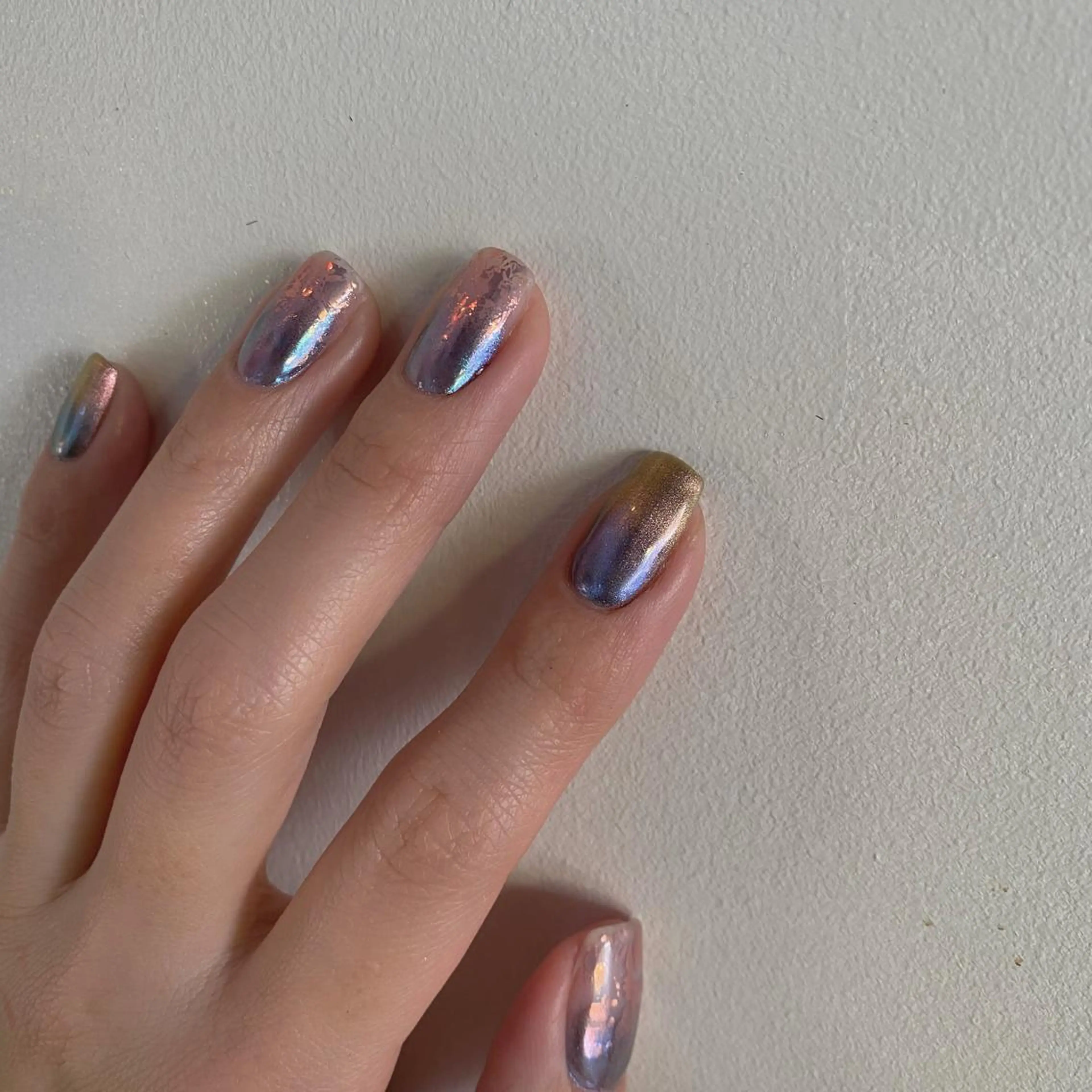 ネイル グラデーション ミラーネイル 🌼大西洋子 laughl🌼のネイルデザイン