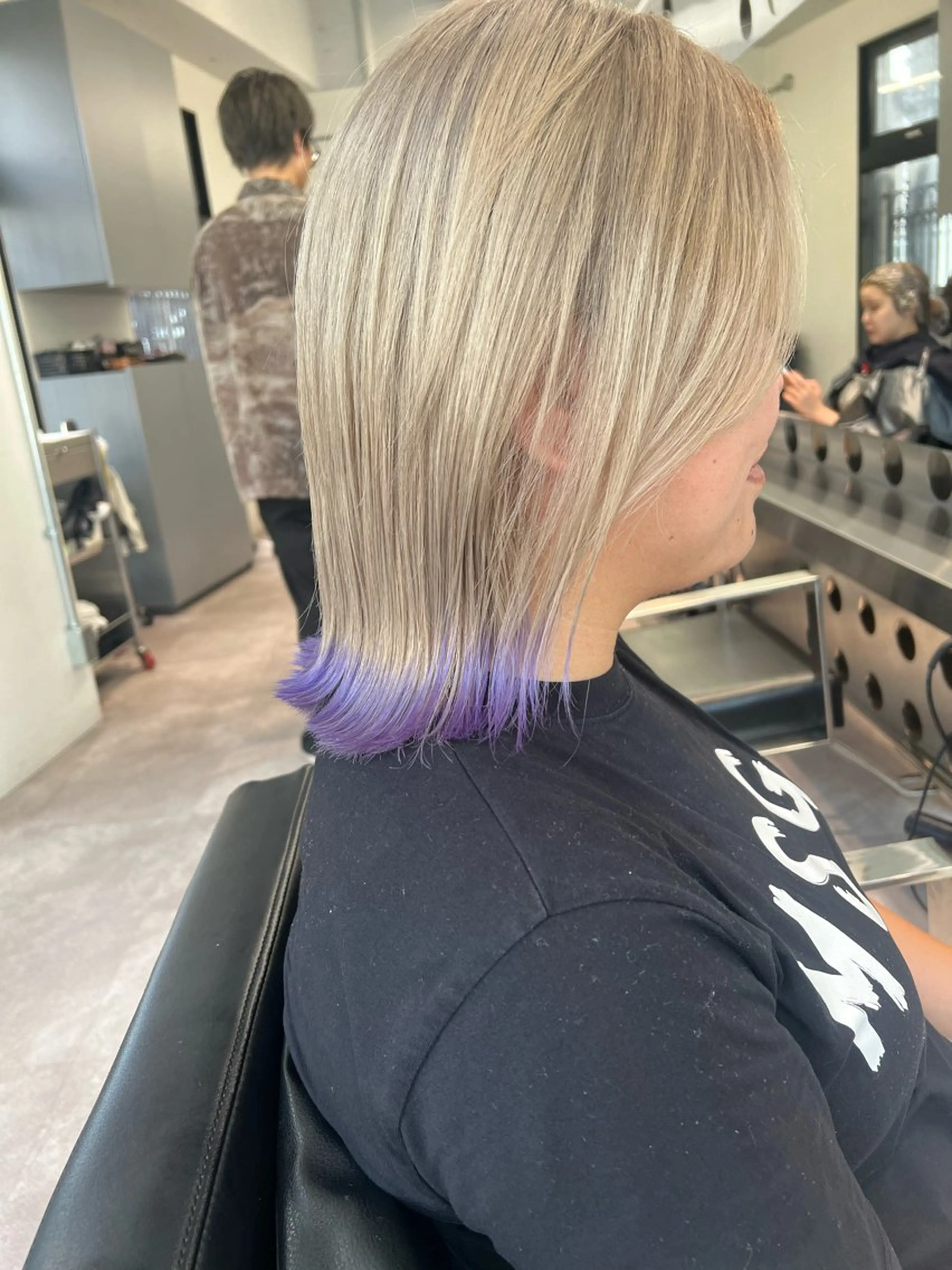 ミディアム カラー 堀江 /木下椋麻のヘアスタイル