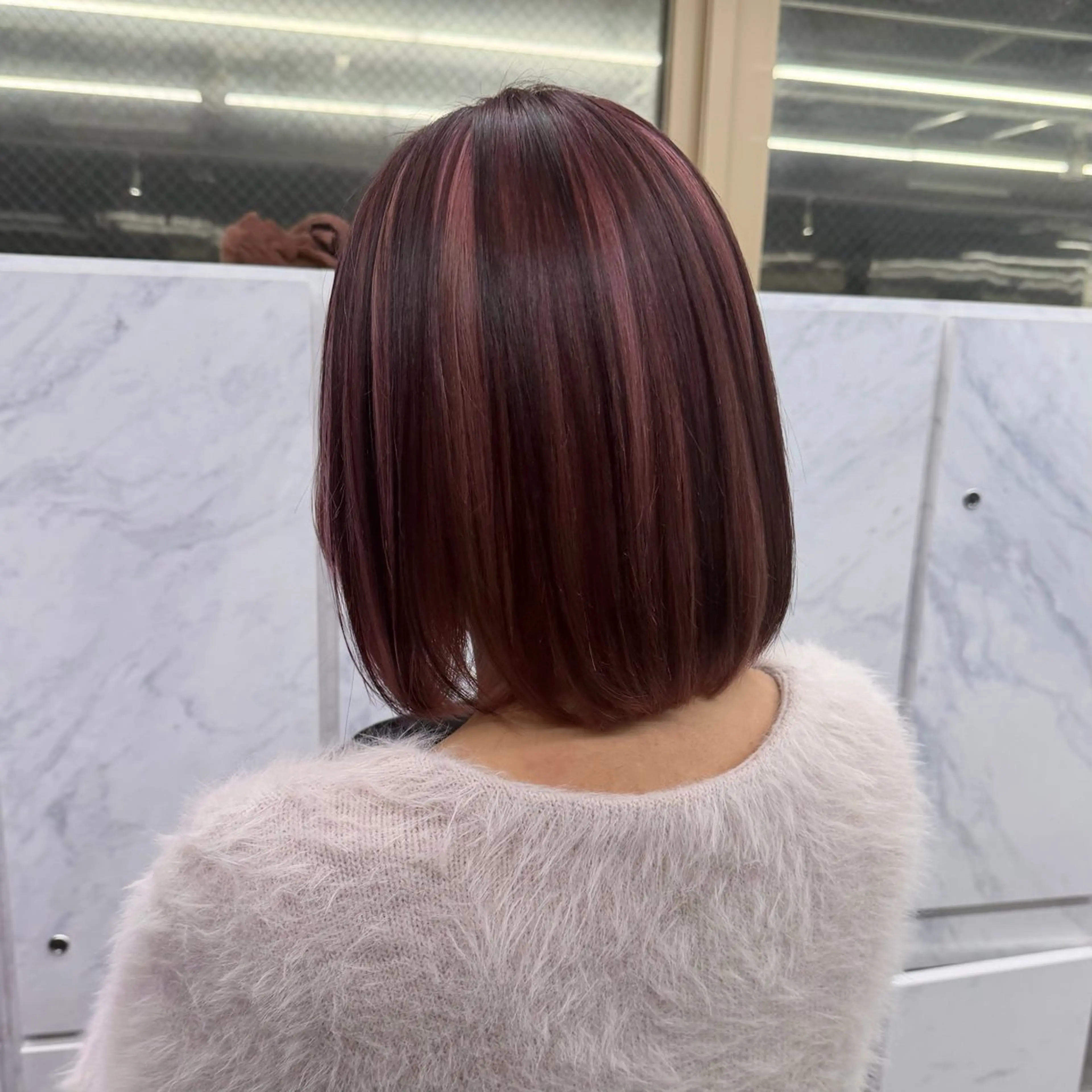 ショート カラー ベージュカラー ブリーチ ブラウンカラー ダークブラウン ピンクカラー 🍀ブリーチ/艶カラ ー🍀 コイケのヘアスタイル