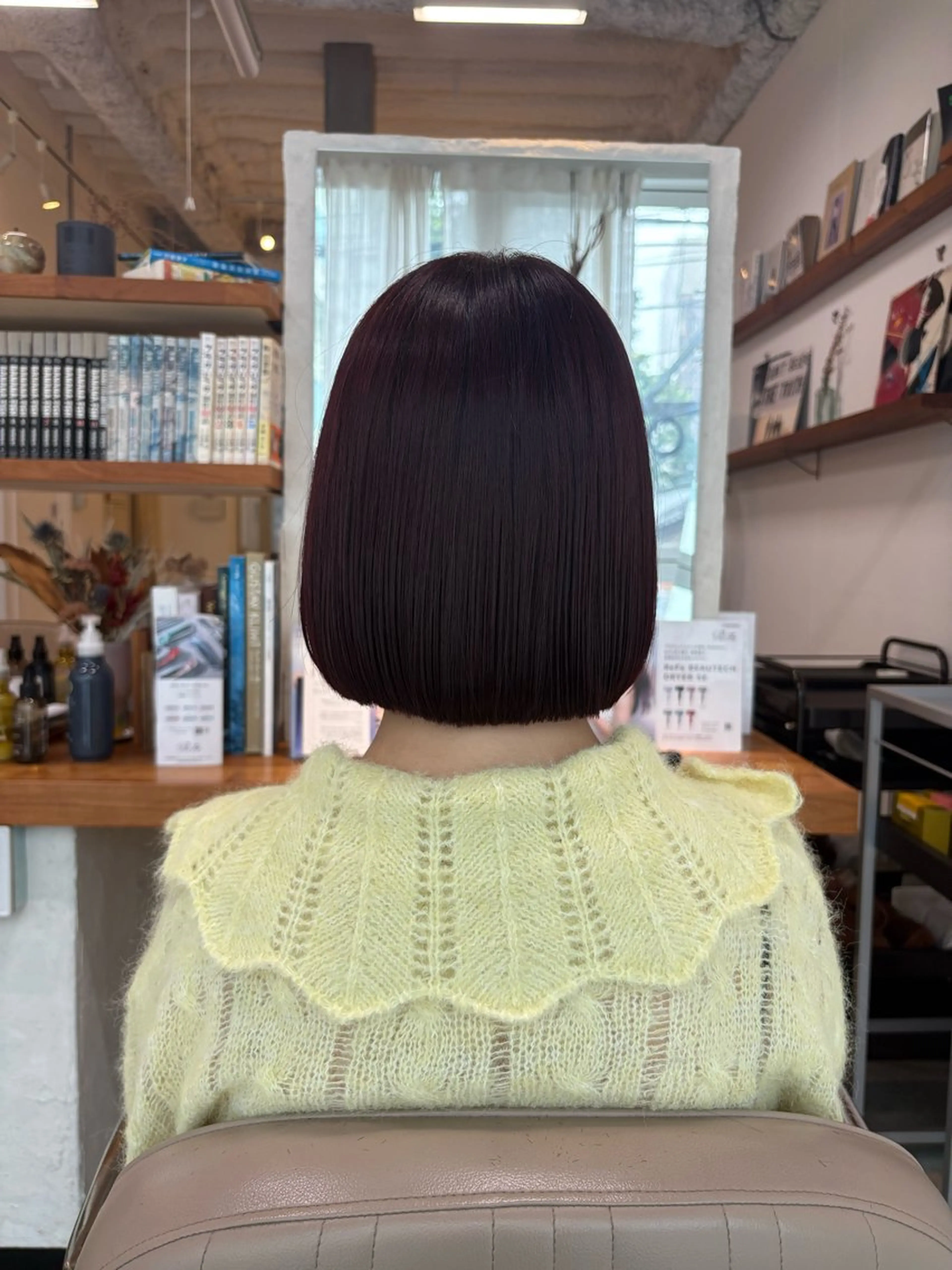 ミディアム ボブ カット rina/似合わせ/ 艶髪カラー/髪質改善のヘアスタイル