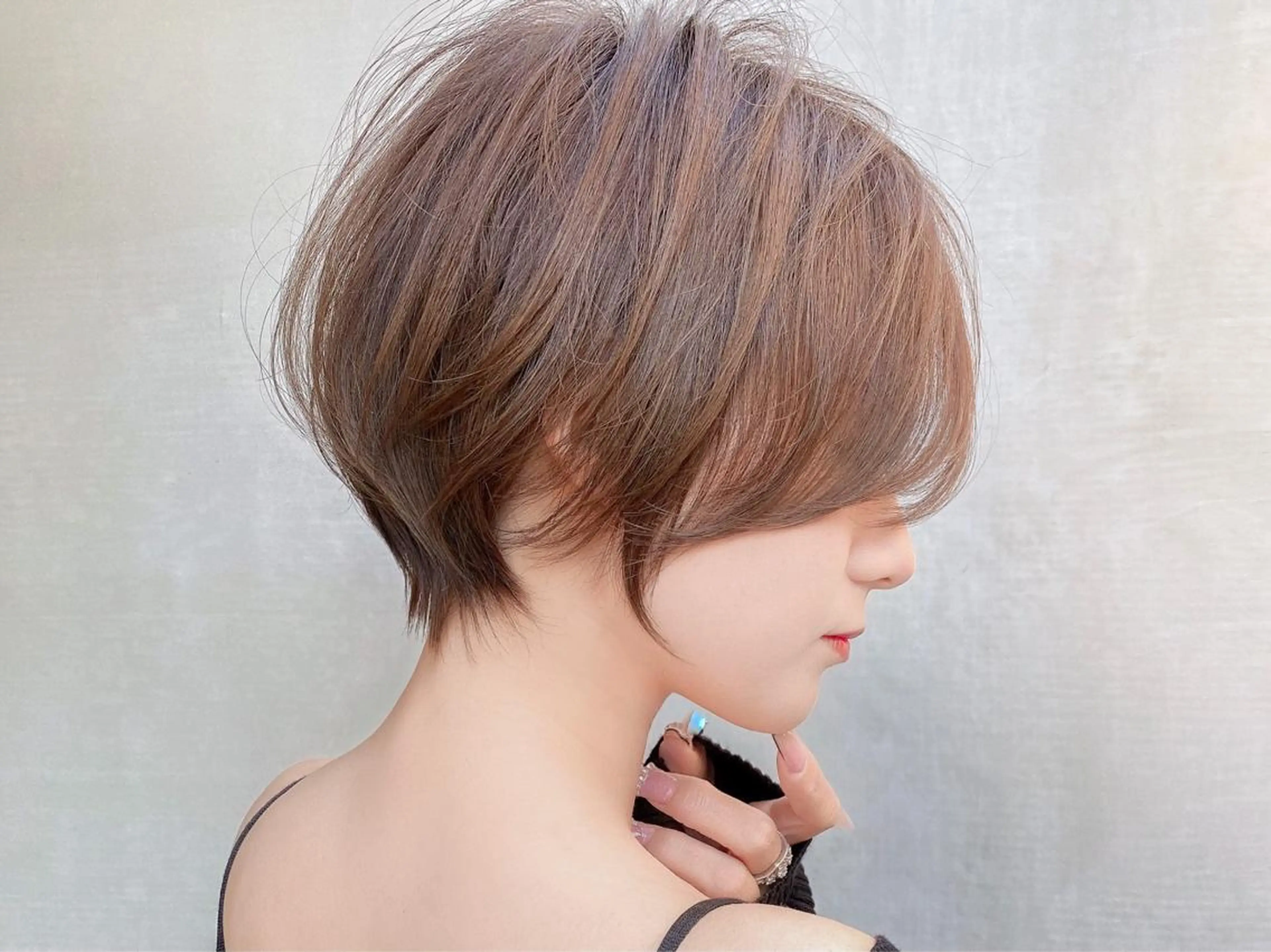ショート カラー パーマ edA. 鎌倉のヘアスタイル