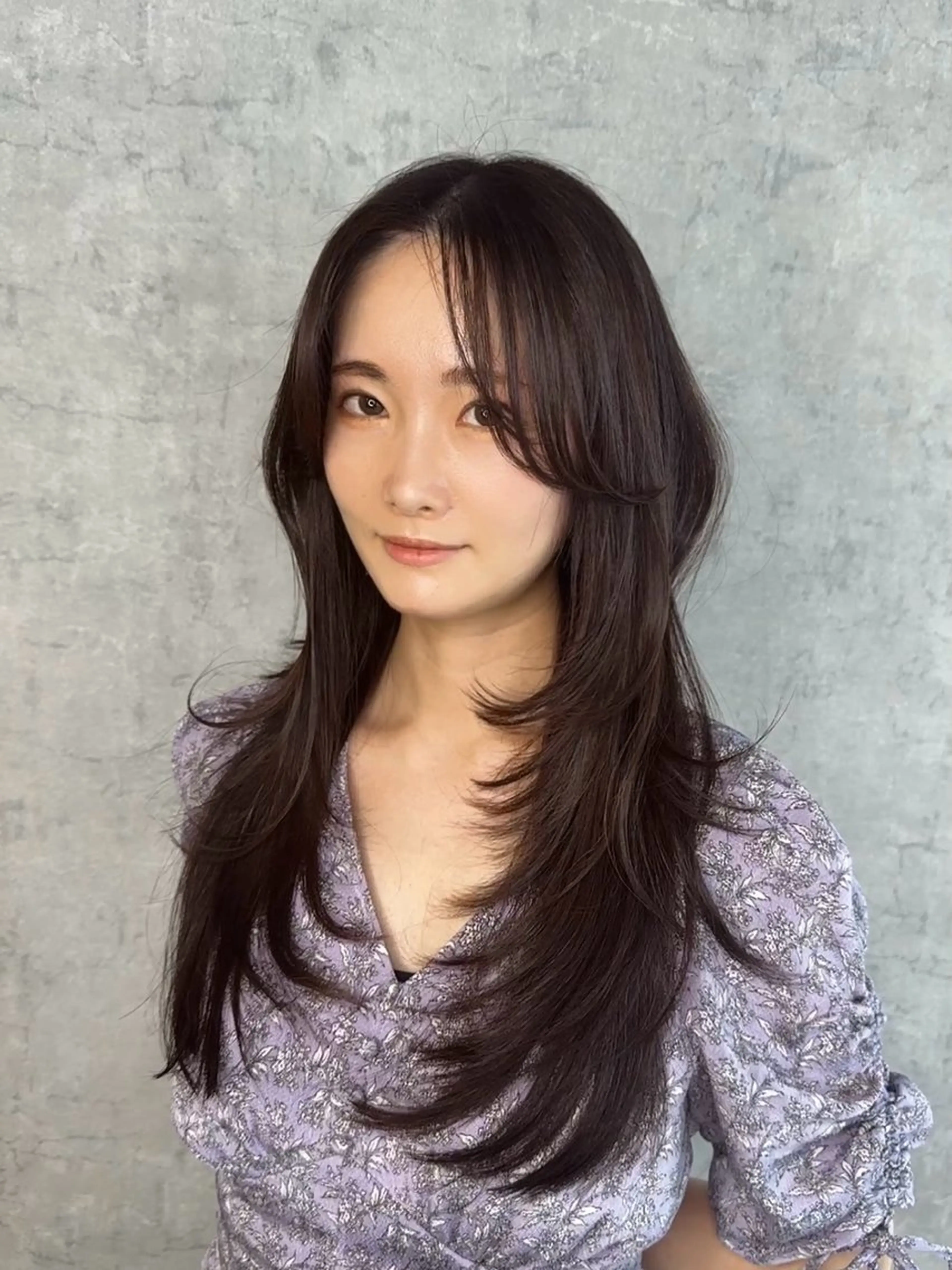 ロング トレンド韓国レイヤー 🇰🇷のんのヘアスタイル