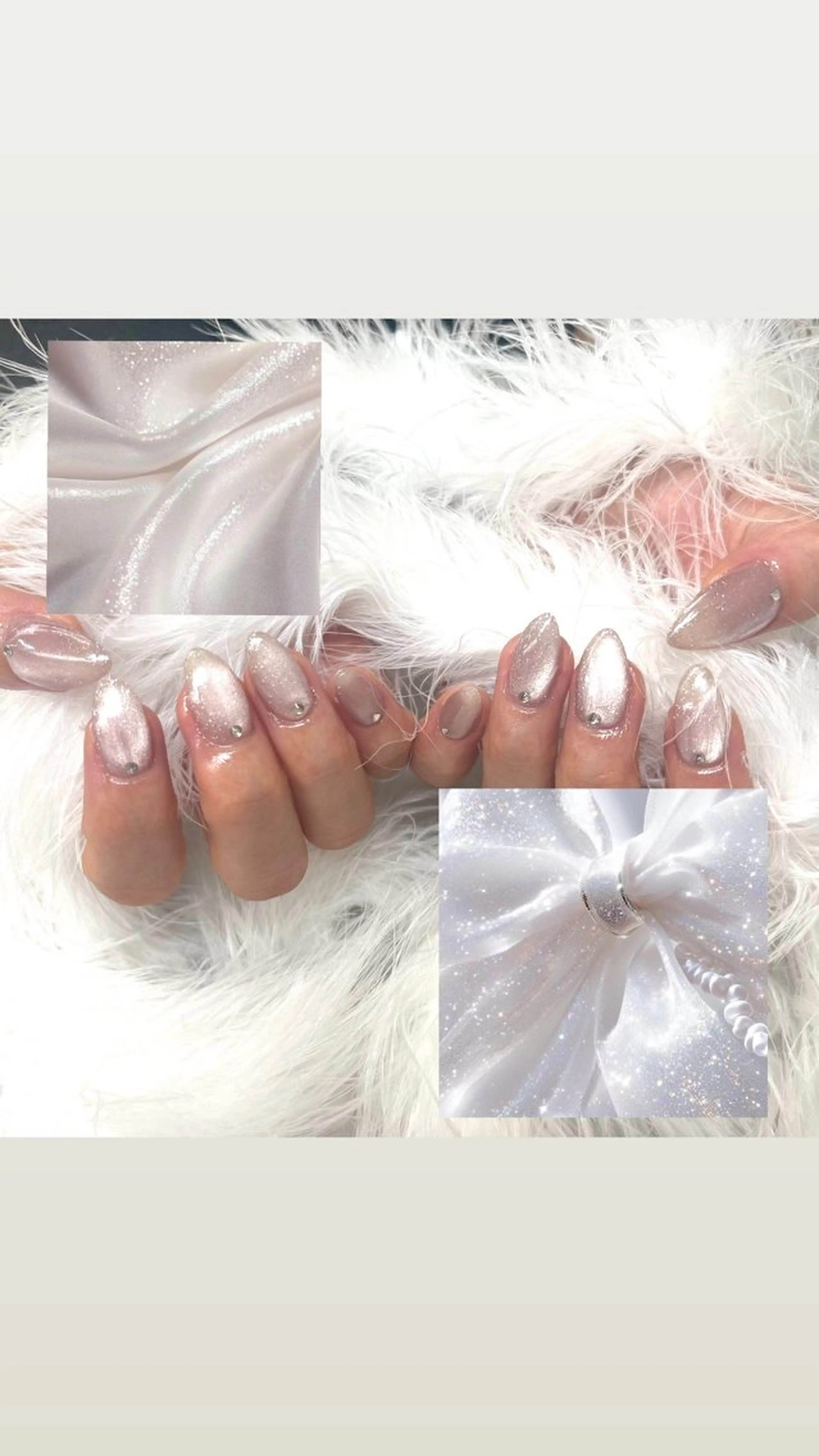 ネイル honoka池袋🎀 ガーリーネイル🤍のネイルデザイン