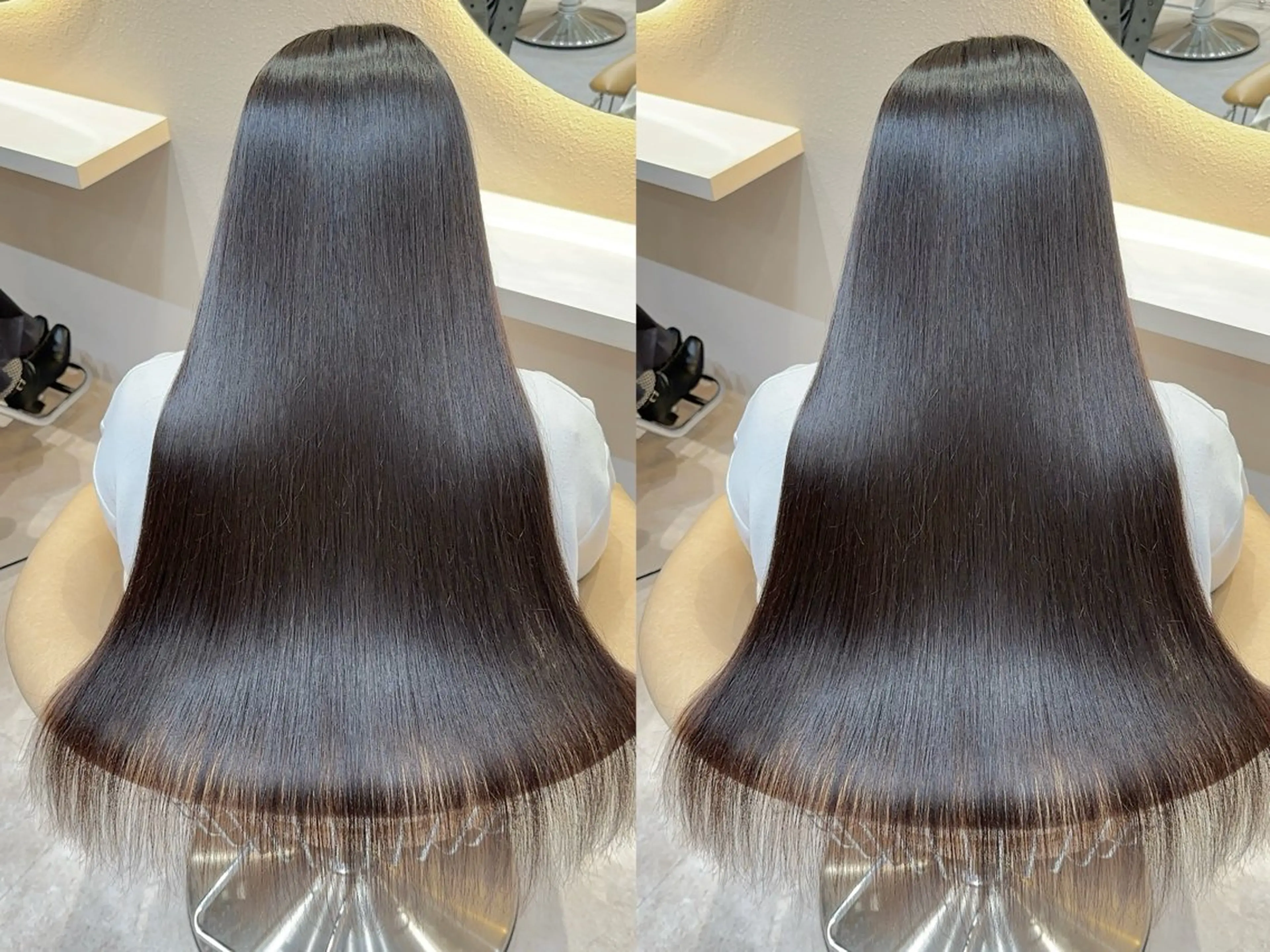 ロング パーマ カット ヘアカラー トリートメント レイヤー❣️縮毛矯 川村利幸のヘアスタイル