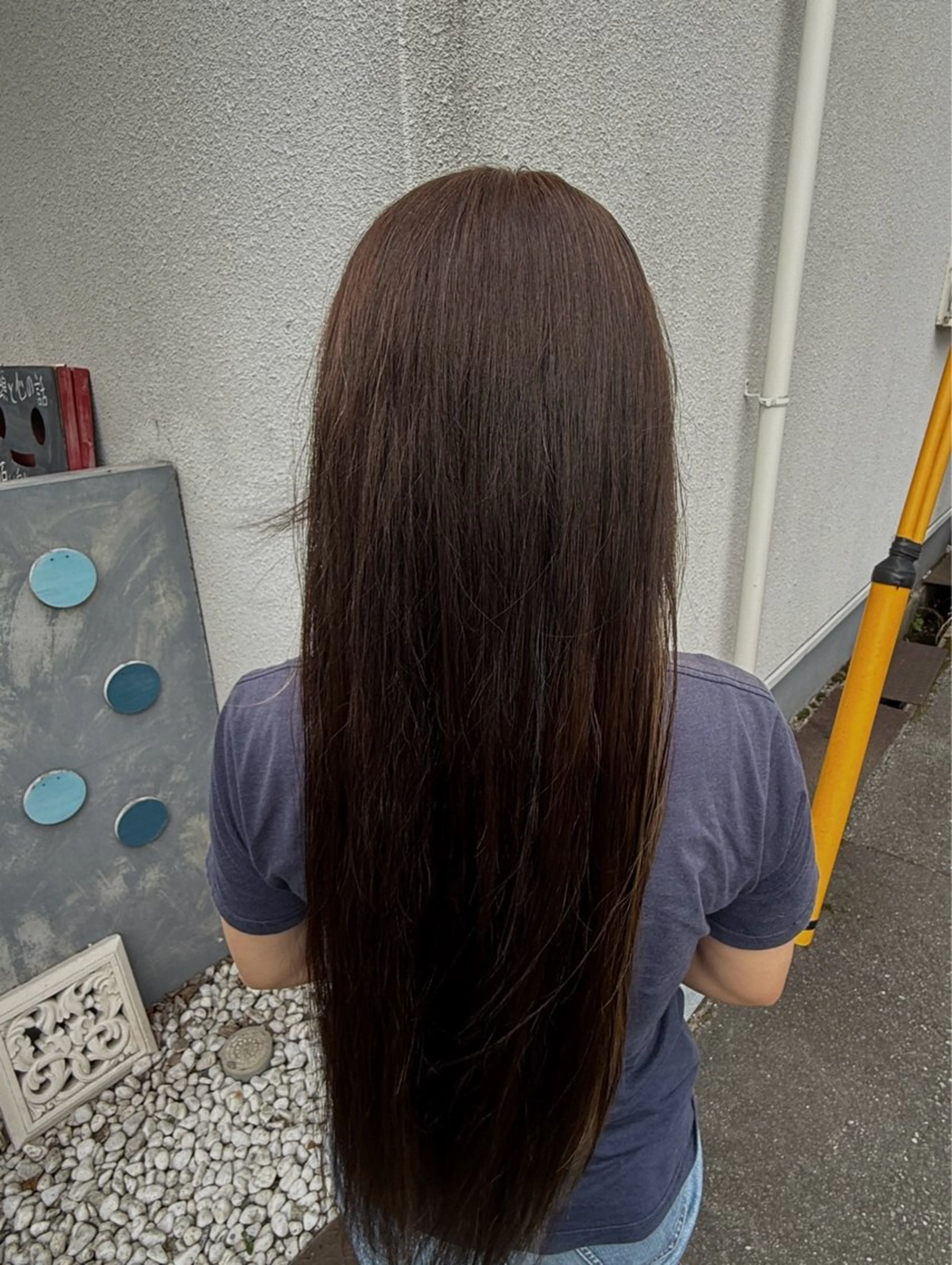 ロング カラー ヘアカラー 大立 七夏のヘアスタイル