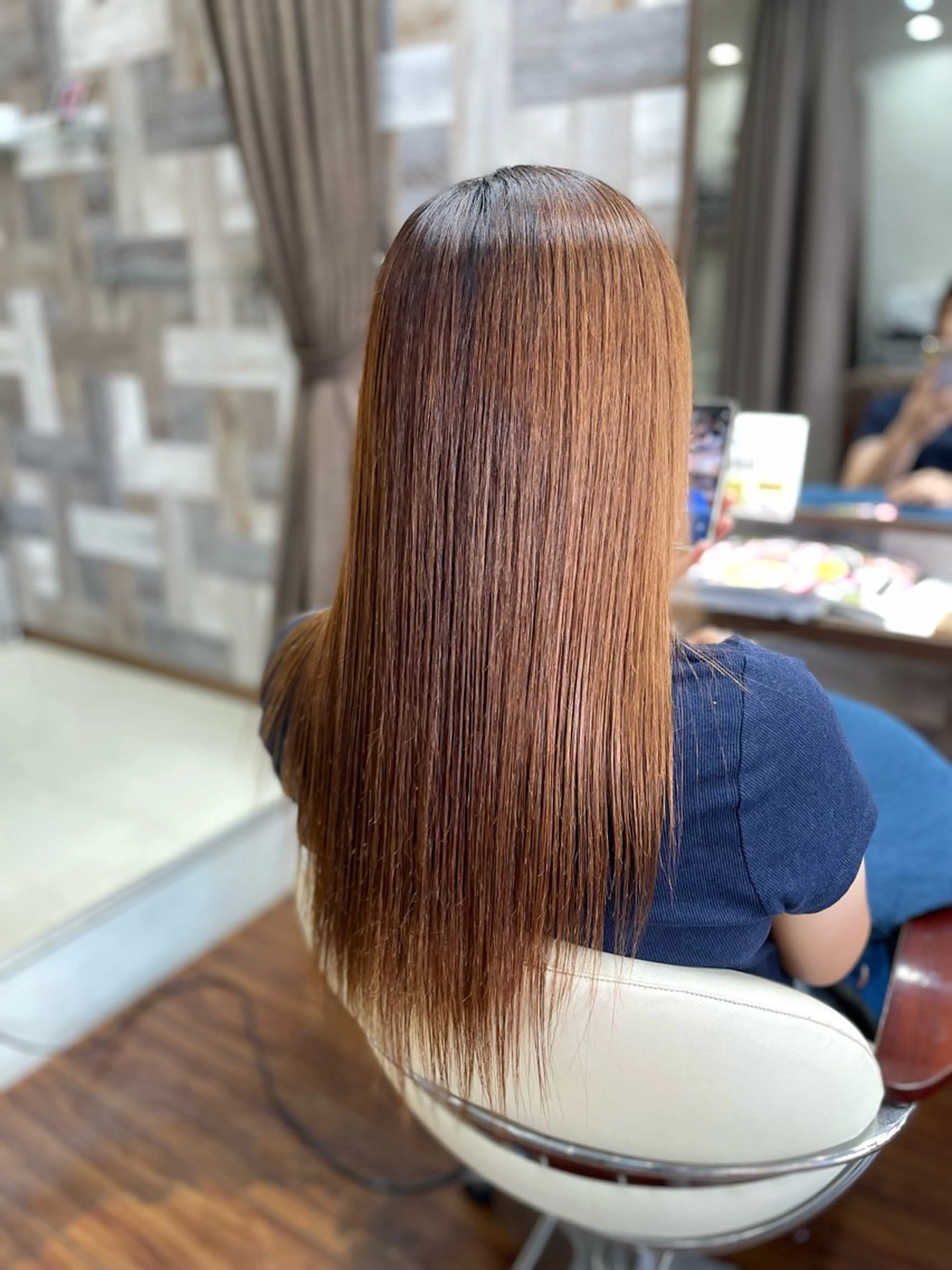 セミロング 縮毛矯正 カット 縮毛矯正 トリートメント 戎 歩のヘアスタイル