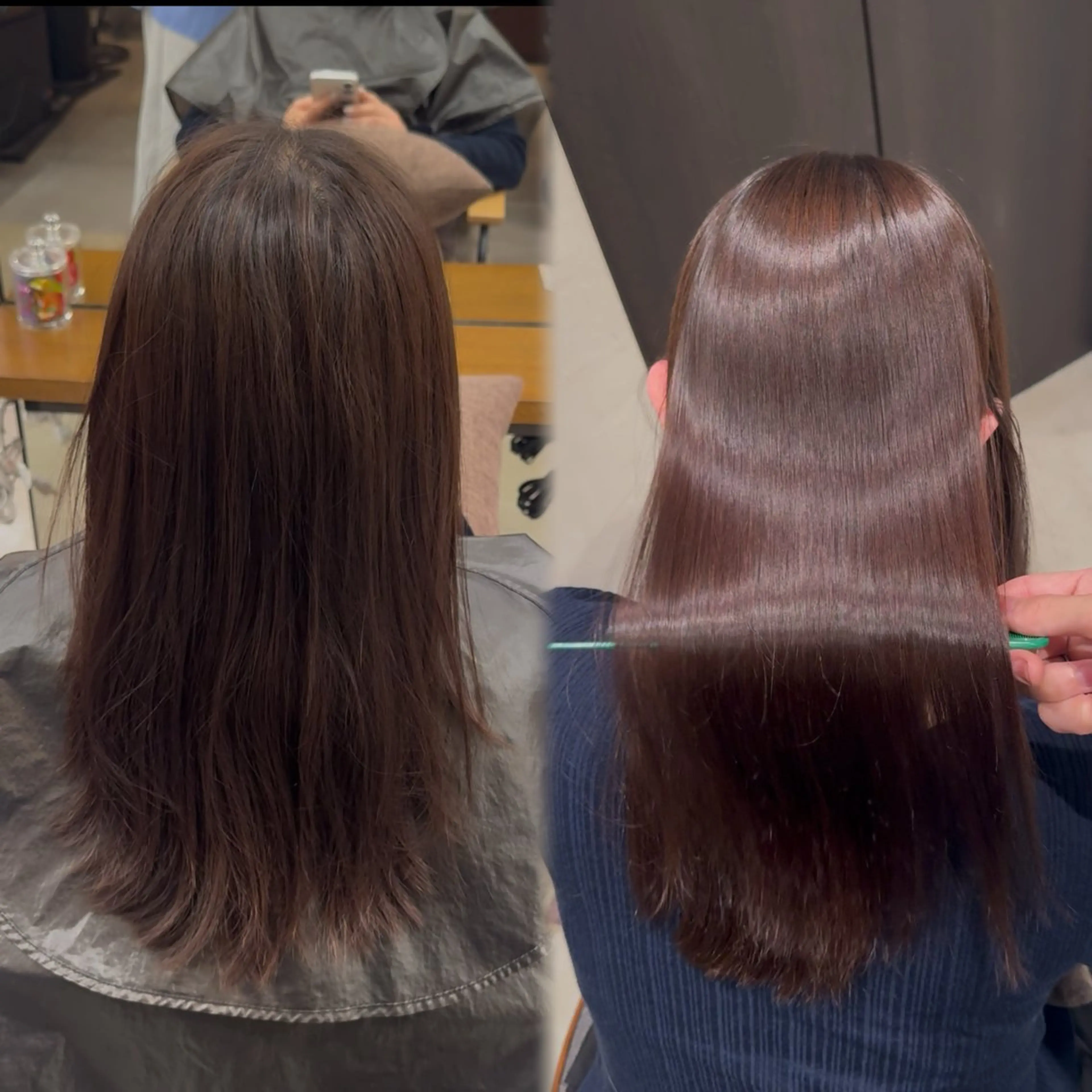 ロング カット 縮毛矯正 トリートメント 銀座/縮毛矯正/ 美髪職人/あおのヘアスタイル