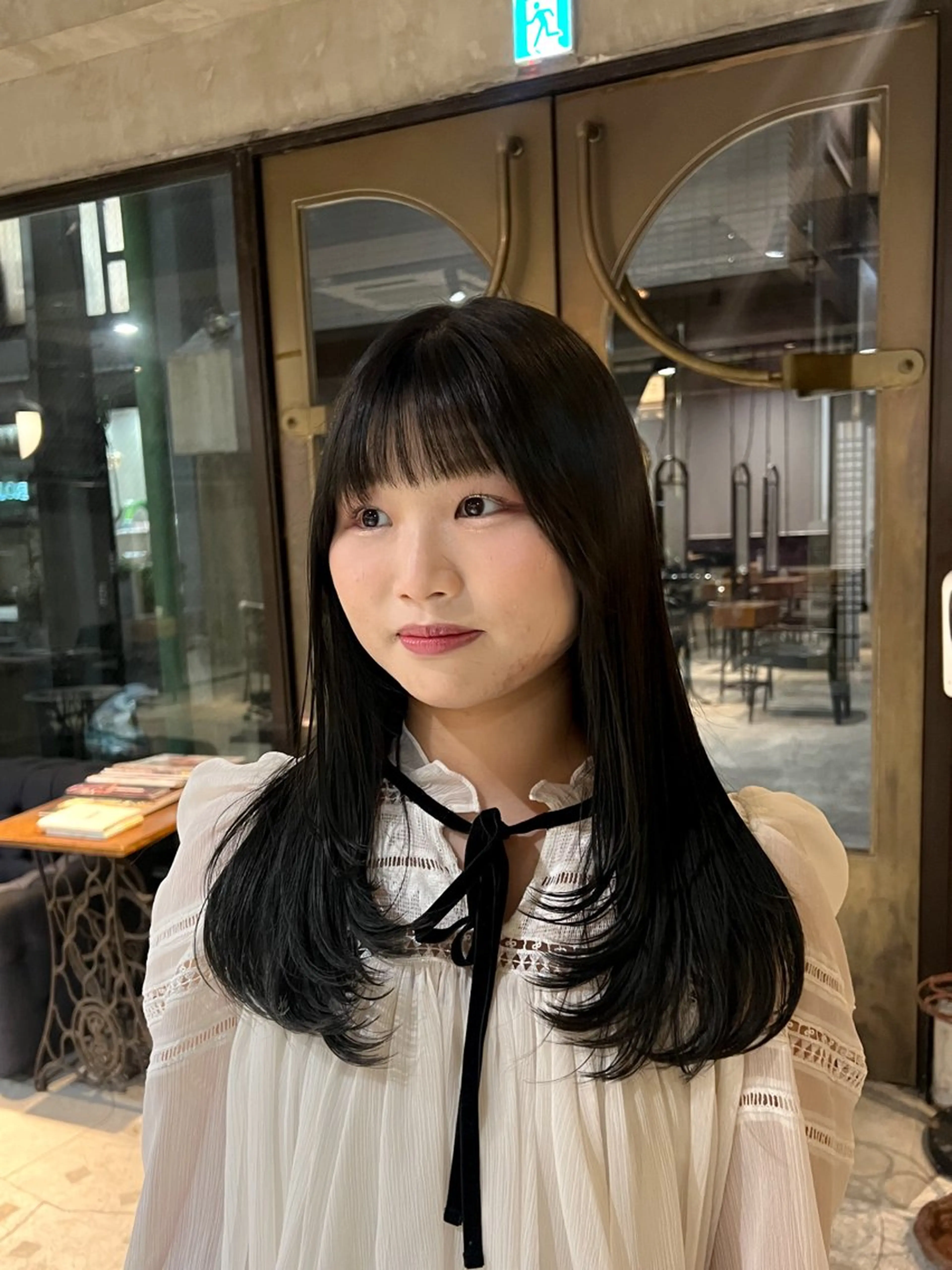 ロング ヘアアレンジ ショートボブ 韓国風カラー ボブ くびれヘア 韓国風ヘア カット トリートメント レイヤー/艶髪矯正 🪐takushiのヘアスタイル