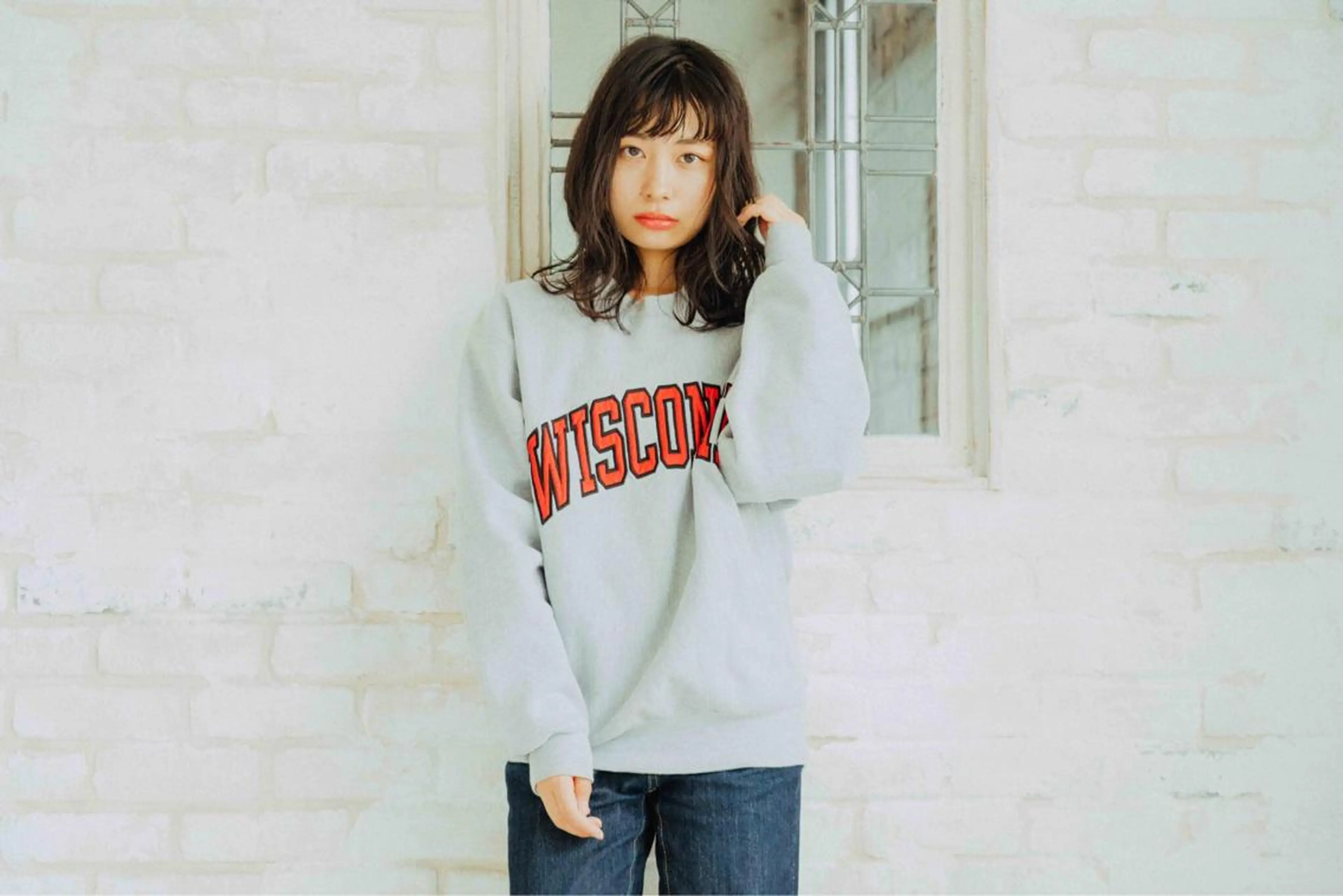 ミディアム カラー パーマ ヘアアレンジ メンズ キッズ ネイル マツエク・マツパ メンズウルフカット アディクシーカラー 透明感カラー ボブ ウルフカット 藤井 仁紀のヘアスタイル