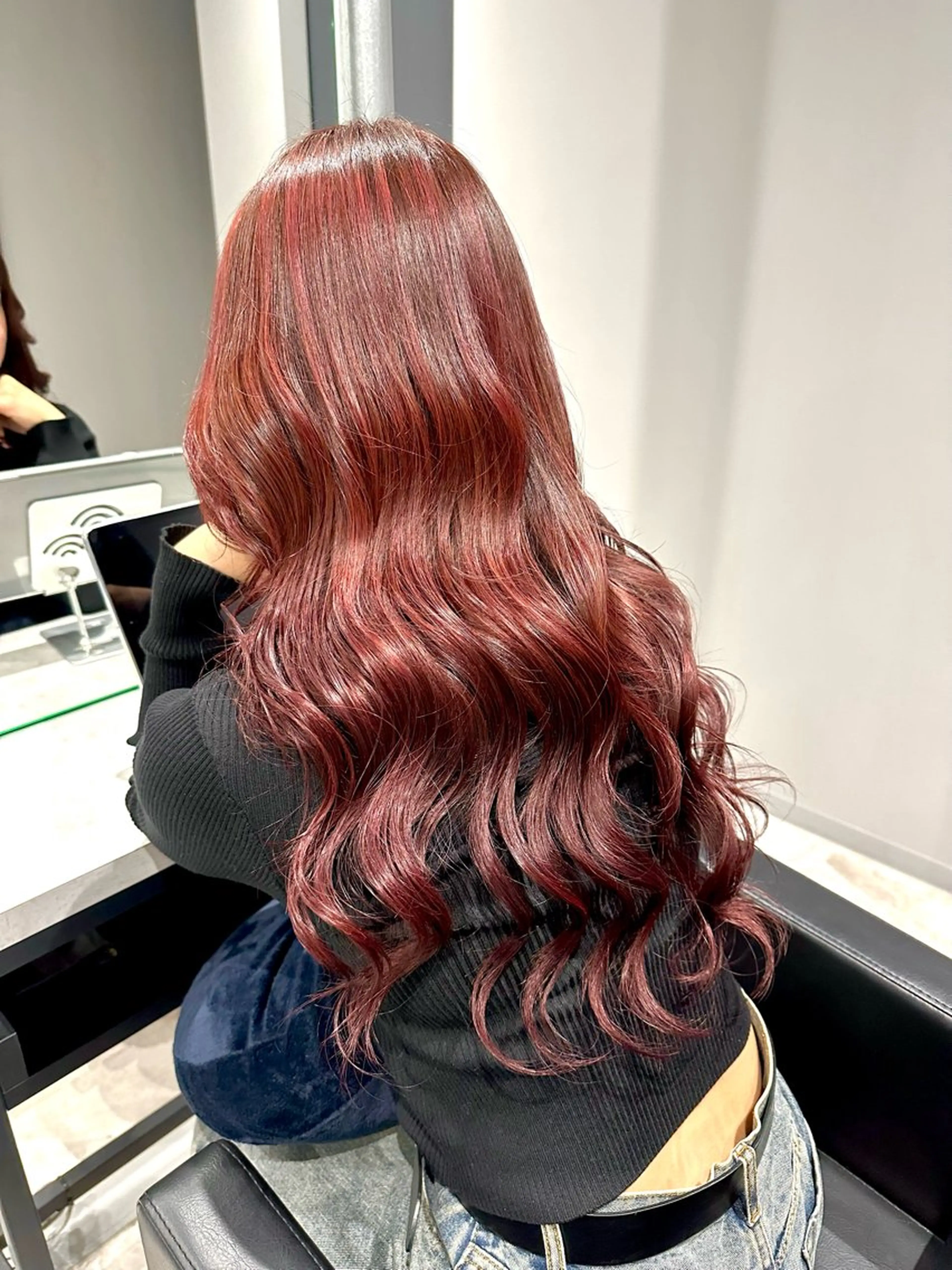 カット+高発色カラー🩵の写真