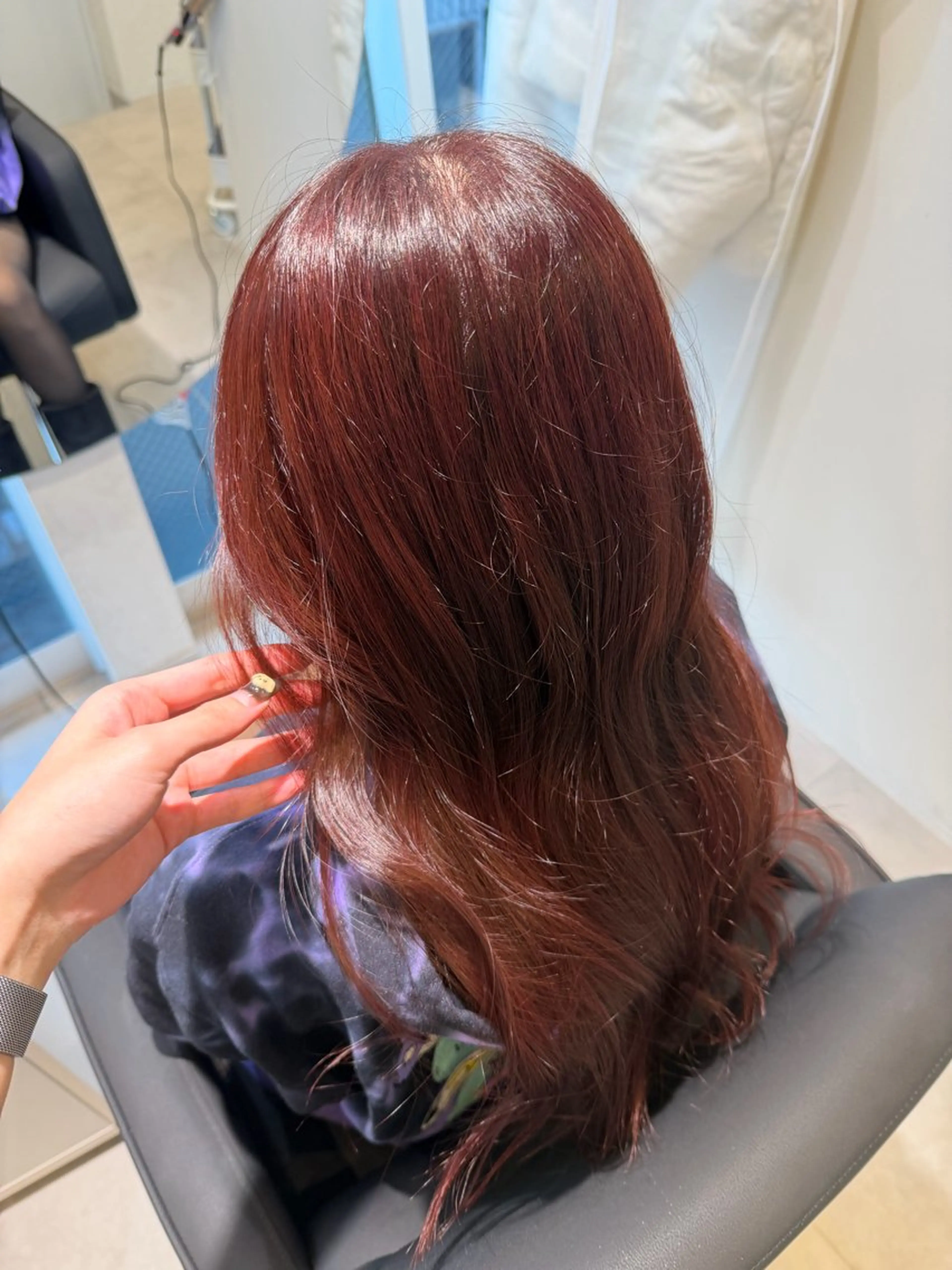 ロング カラー カット ヘアカラー トリートメント IENA髪質改善 honokaのヘアスタイル