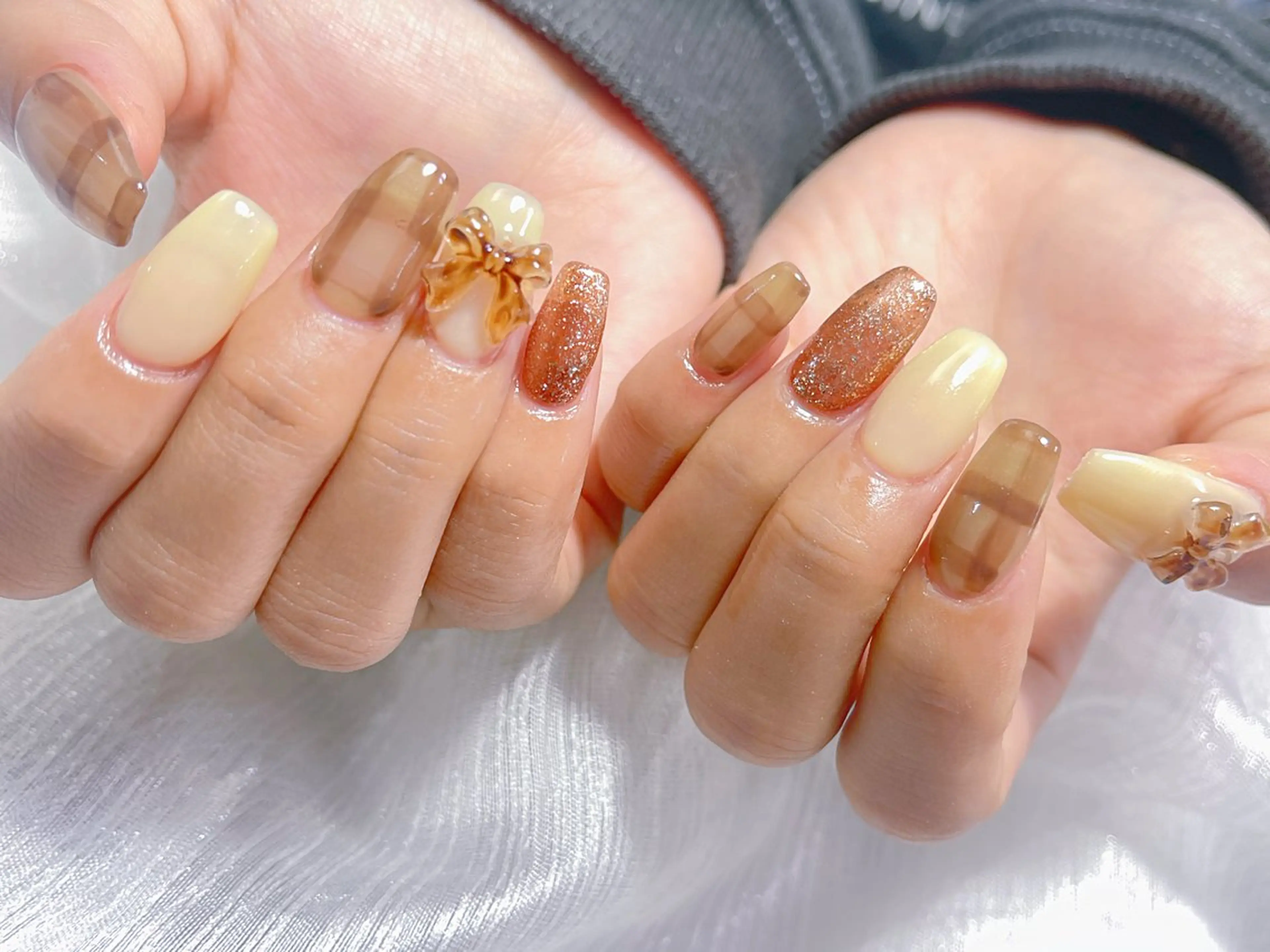 ネイル 🎀ネイルサロン エクラYUI🎀のネイルデザイン