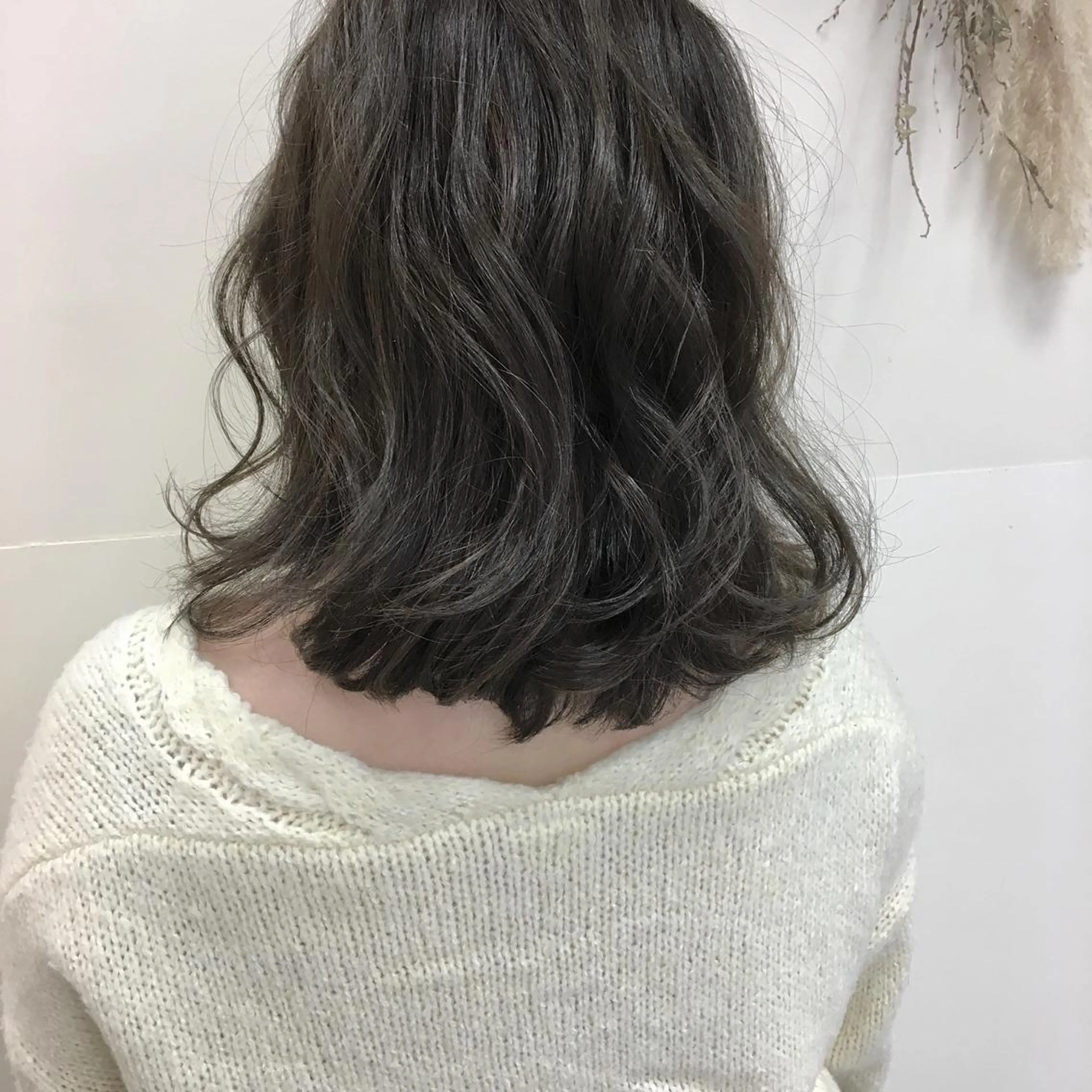 ミディアム カラー タナカ タクヤのヘアスタイル