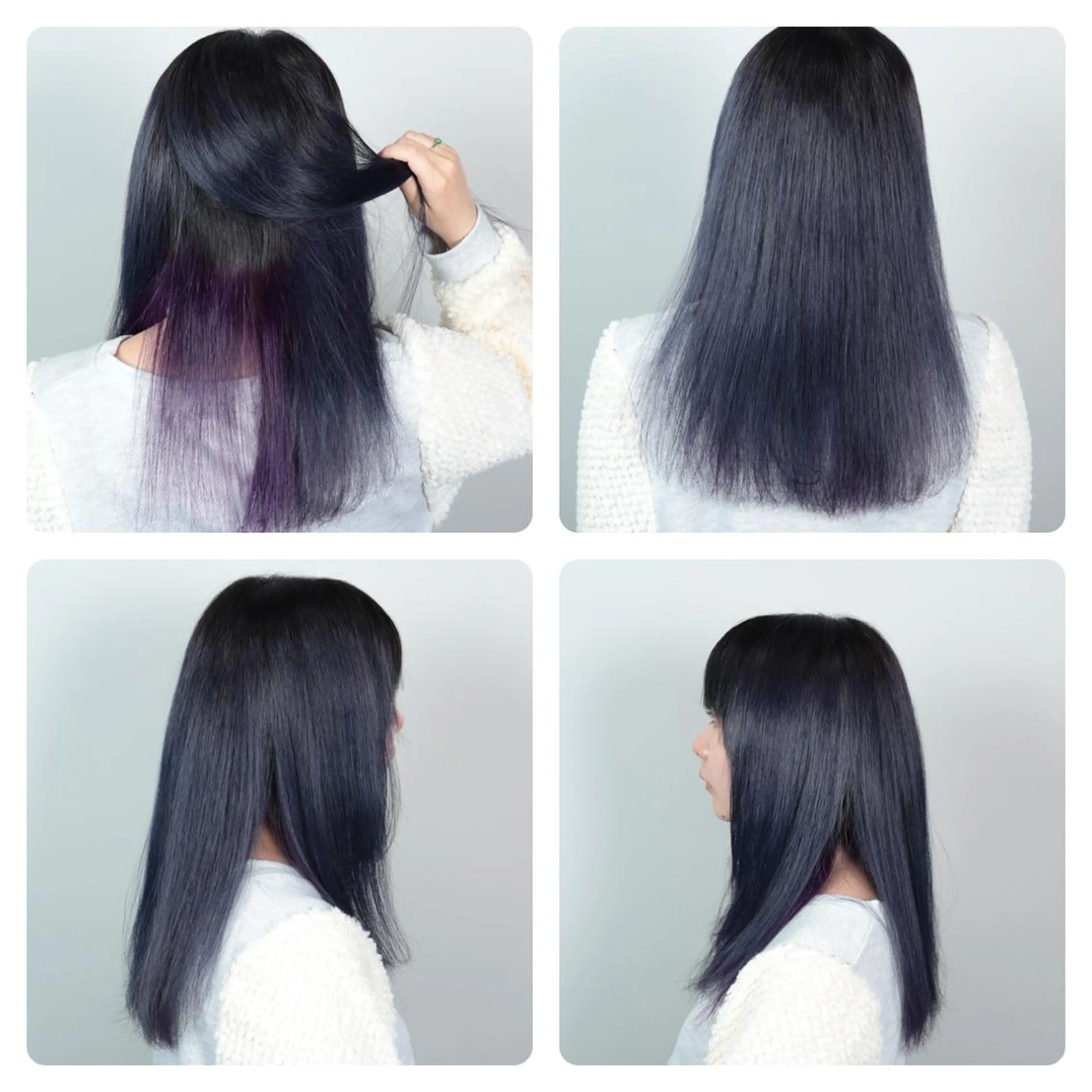 セミロング カラー ヘアカラー トリートメント ヘアセット 秋葉 洸平のヘアスタイル