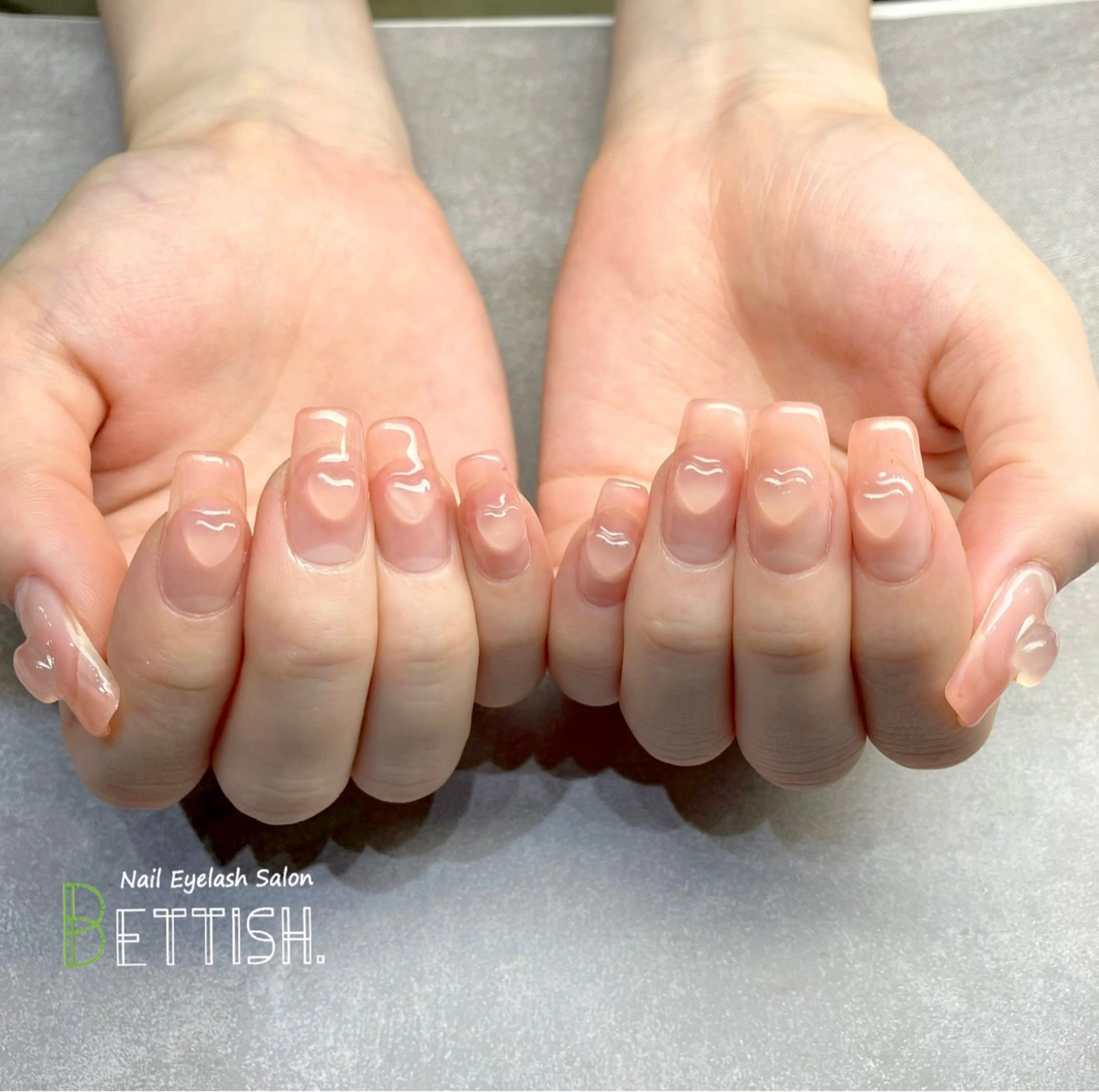 ネイル ハート ハンドネイル BETTISH. KUMIKO☺︎︎のネイルデザイン