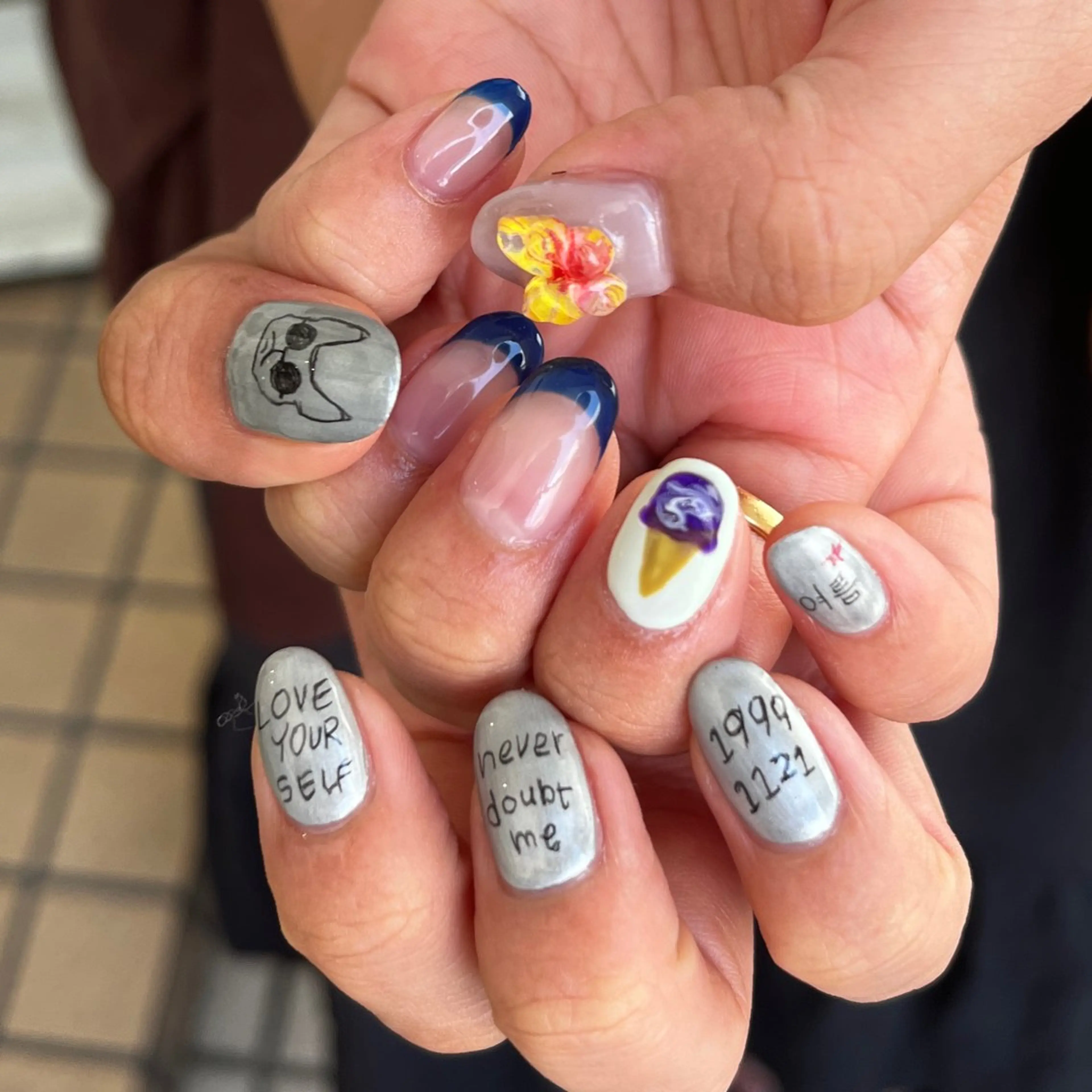 ネイル niconail 🧣ayu 📍烏山のネイルデザイン