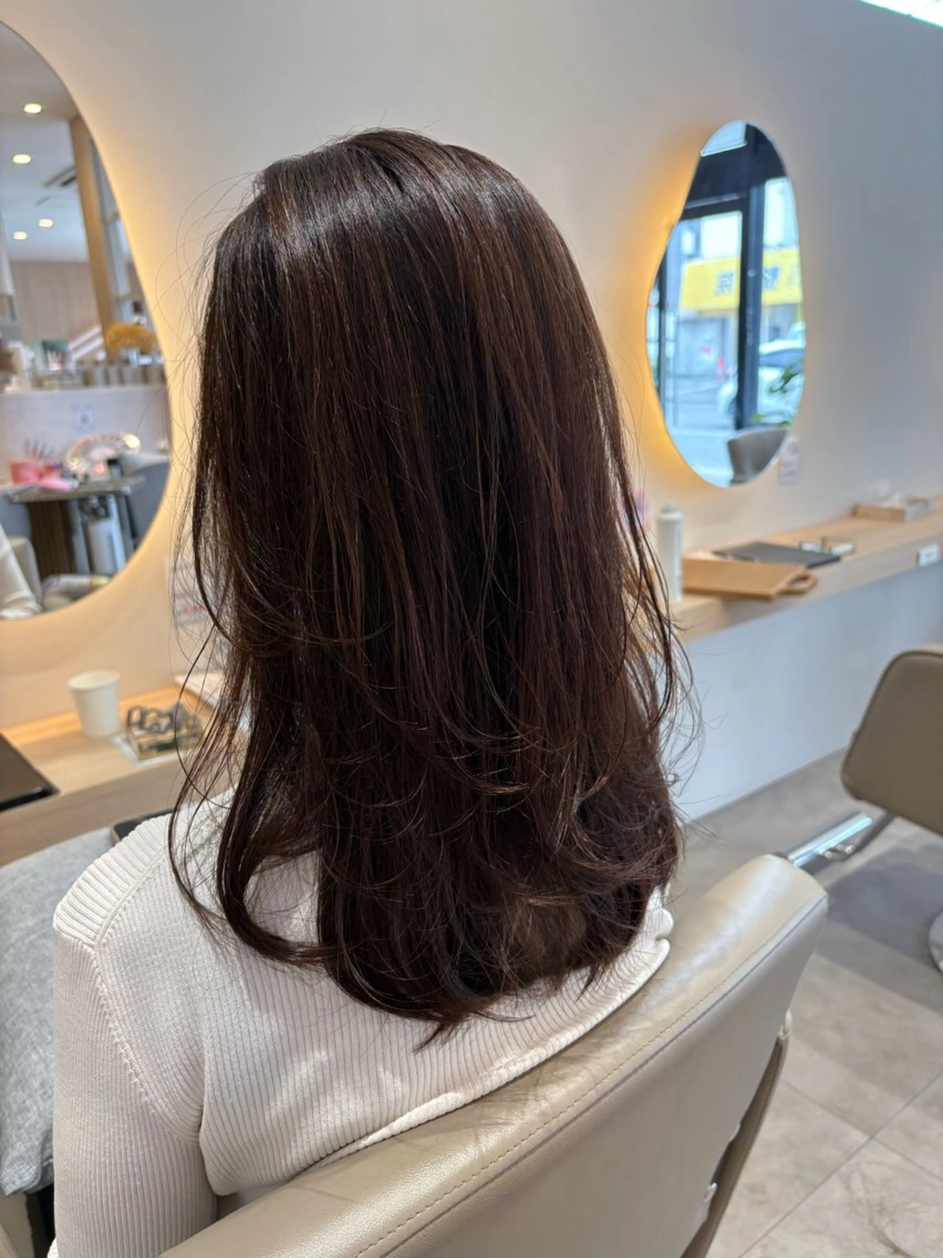 ロング カット 縮毛矯正 レイヤー/透明感/髪 質改善/メンズ/佐藤のヘアスタイル