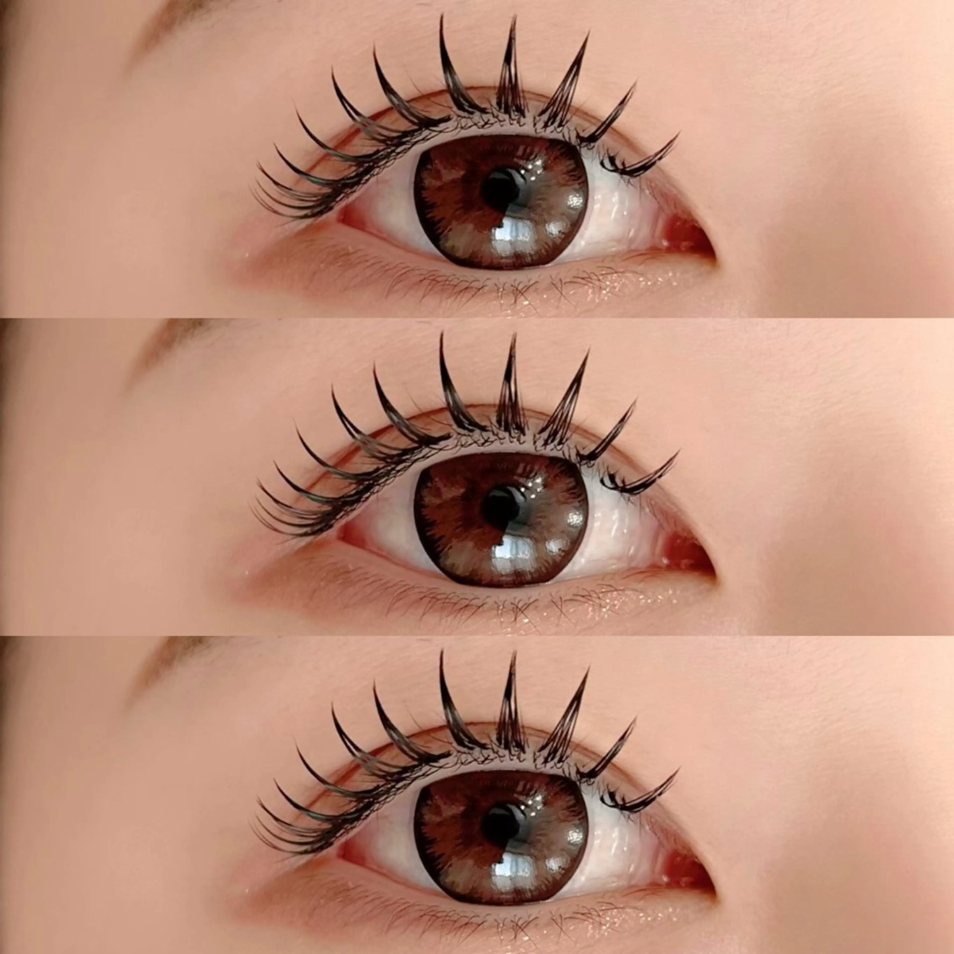 マツエク・マツパ マツエク 【那覇/束感まつ毛 /LED】ｷｬﾒﾙのマツエク・マツパデザイン